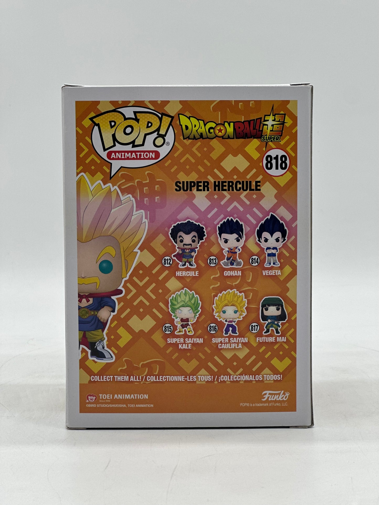 Pop! Animation Dragon Ball Z Super 818 Super Hercule Glows In The Dark Specialty Series Limited Edition Exclusive