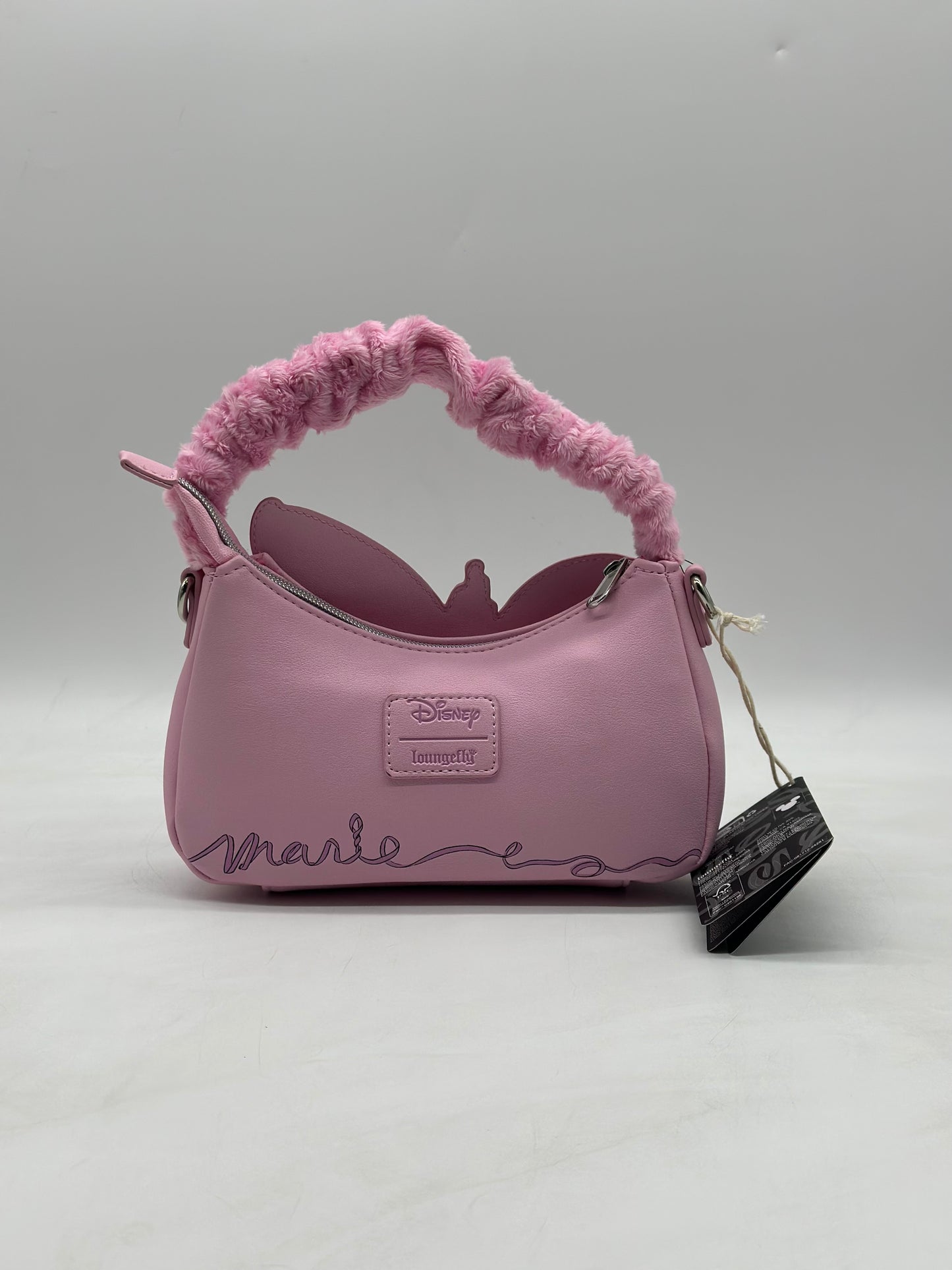 Disney The Aristocats Marie Pink Bow Baguette Crossbody