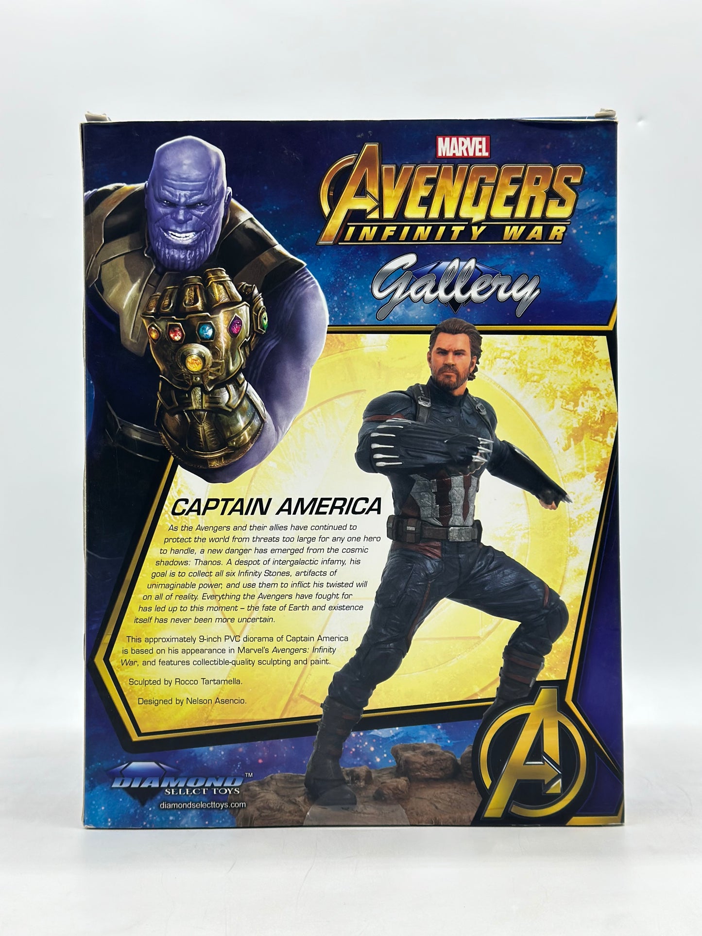 Marvel Avengers Infinity War Captain America PVC Diorama