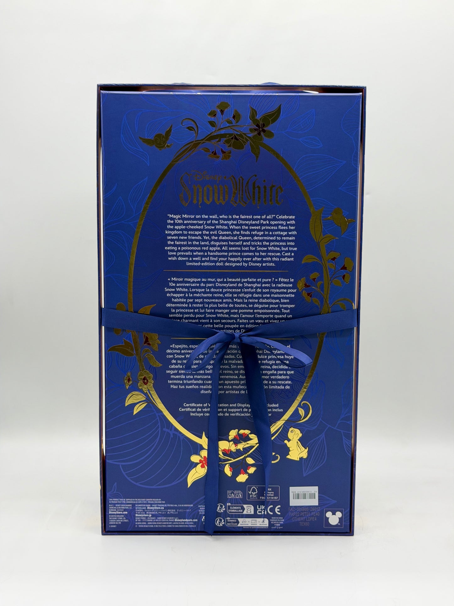 Snow White 10 Shanghai Disney Resort Limited Edition Doll - 1 Of 3850