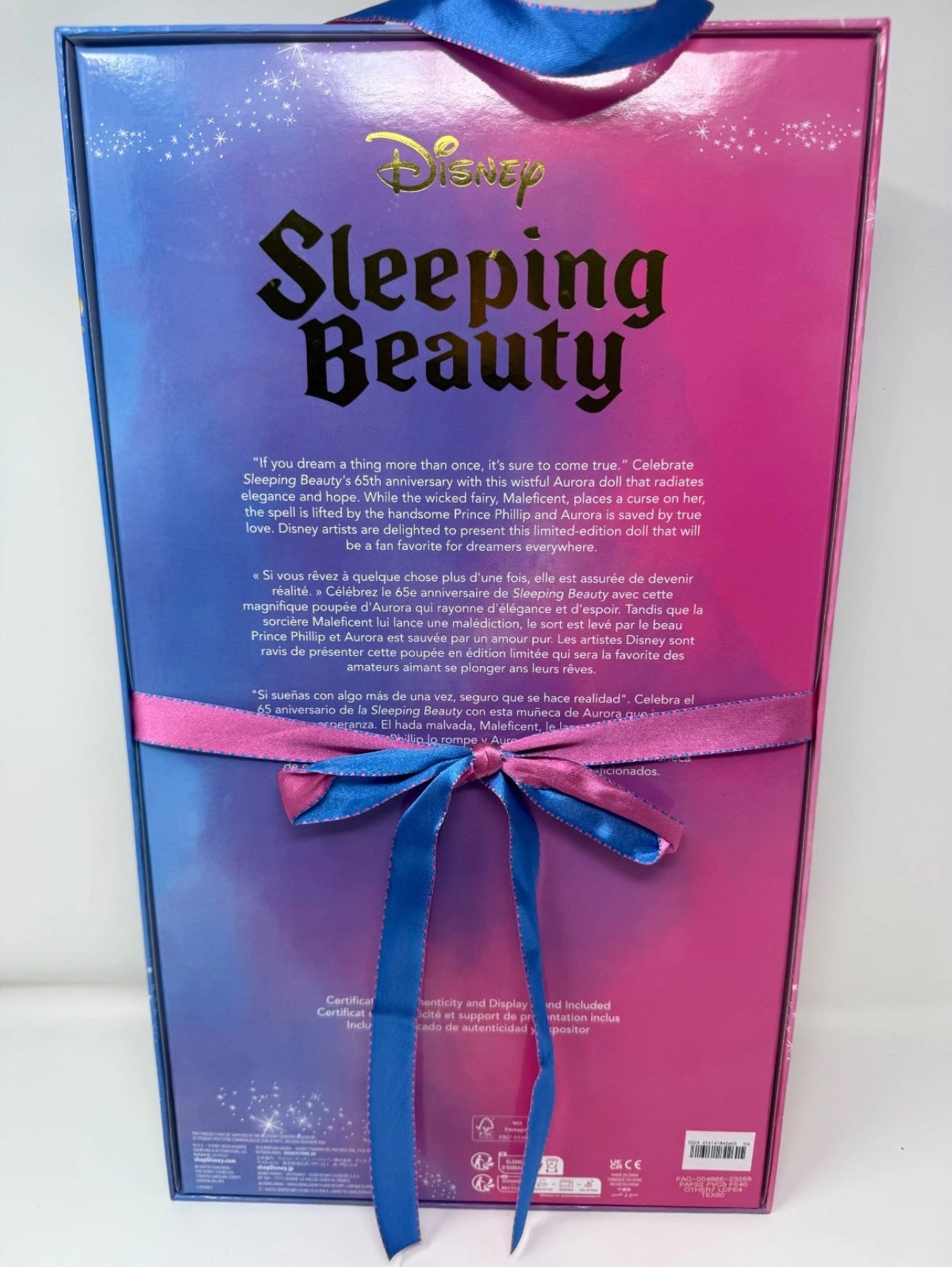 Sleeping Beauty Aurora 65TH Anniversary Limited Edition Doll - 1 Of 5000