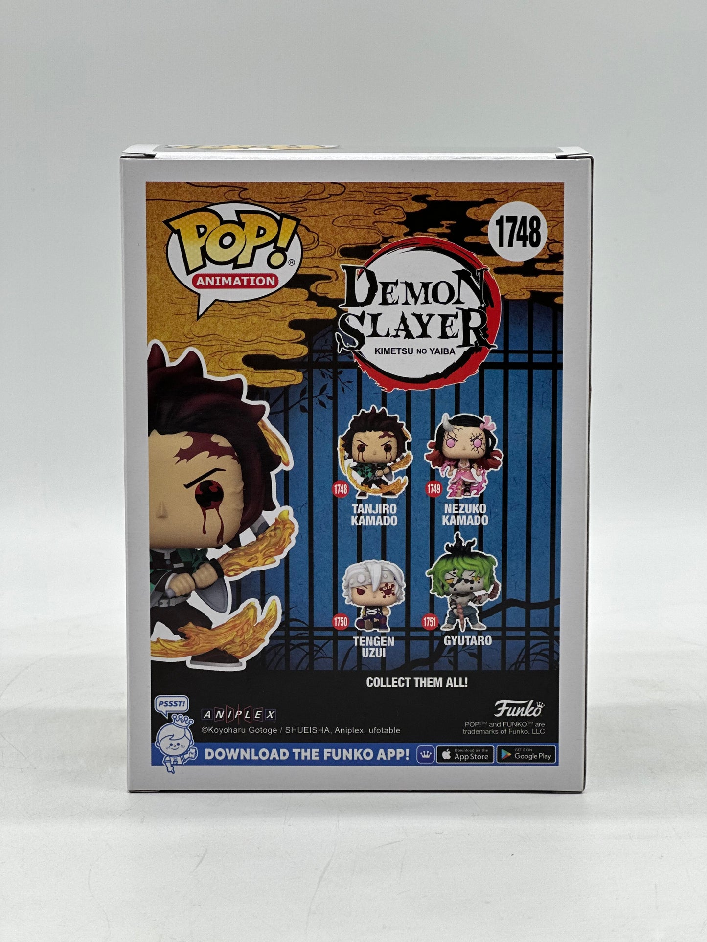 Pop! Animation Demon Slayer Kimetsu No Yaiba 1748 Tanjiro Kamado