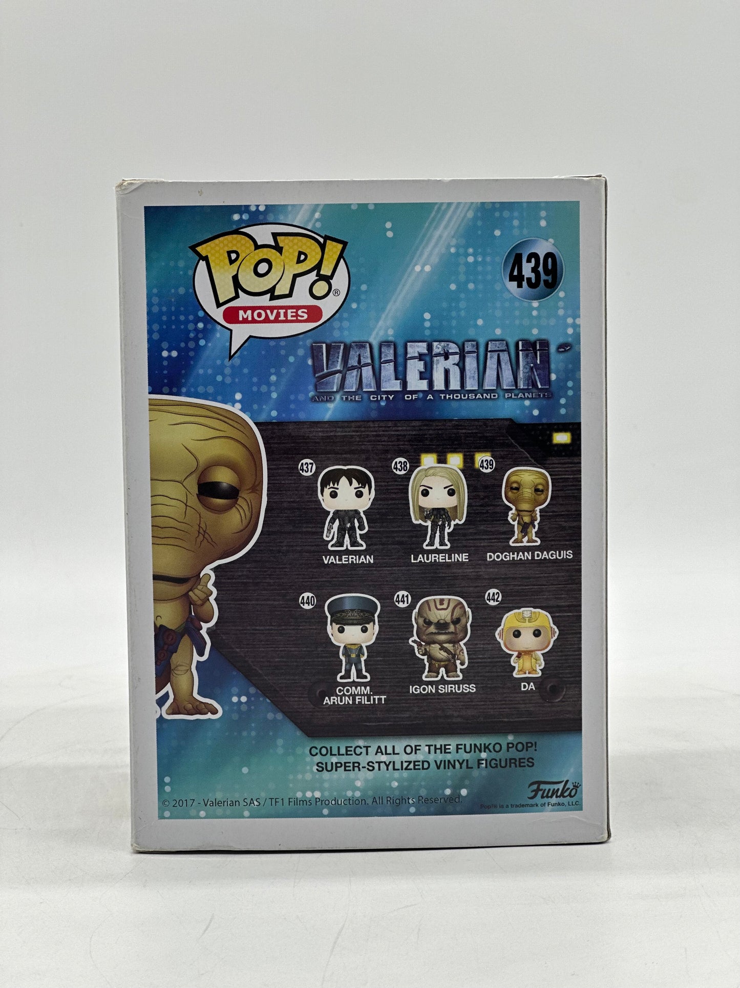 Pop! Movies Valerian And The City Of A Thousand Planets 439 Doghan Daguis Chase Limited Edition