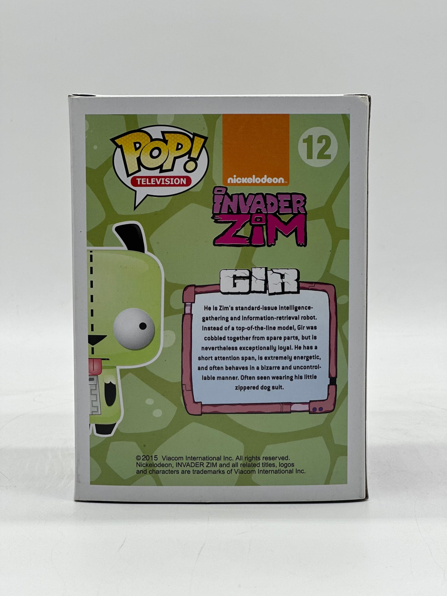 Pop! Television Nickelodeon Invader Zim 12 Gir Glows In The Dark HotTopic Exclusive