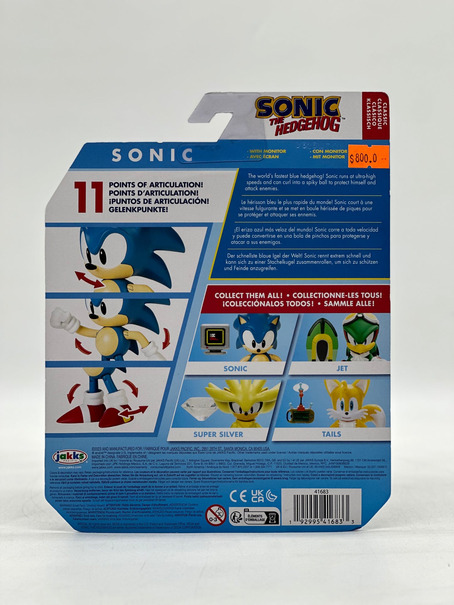 Sonic The Hedgehog Classic Sonic