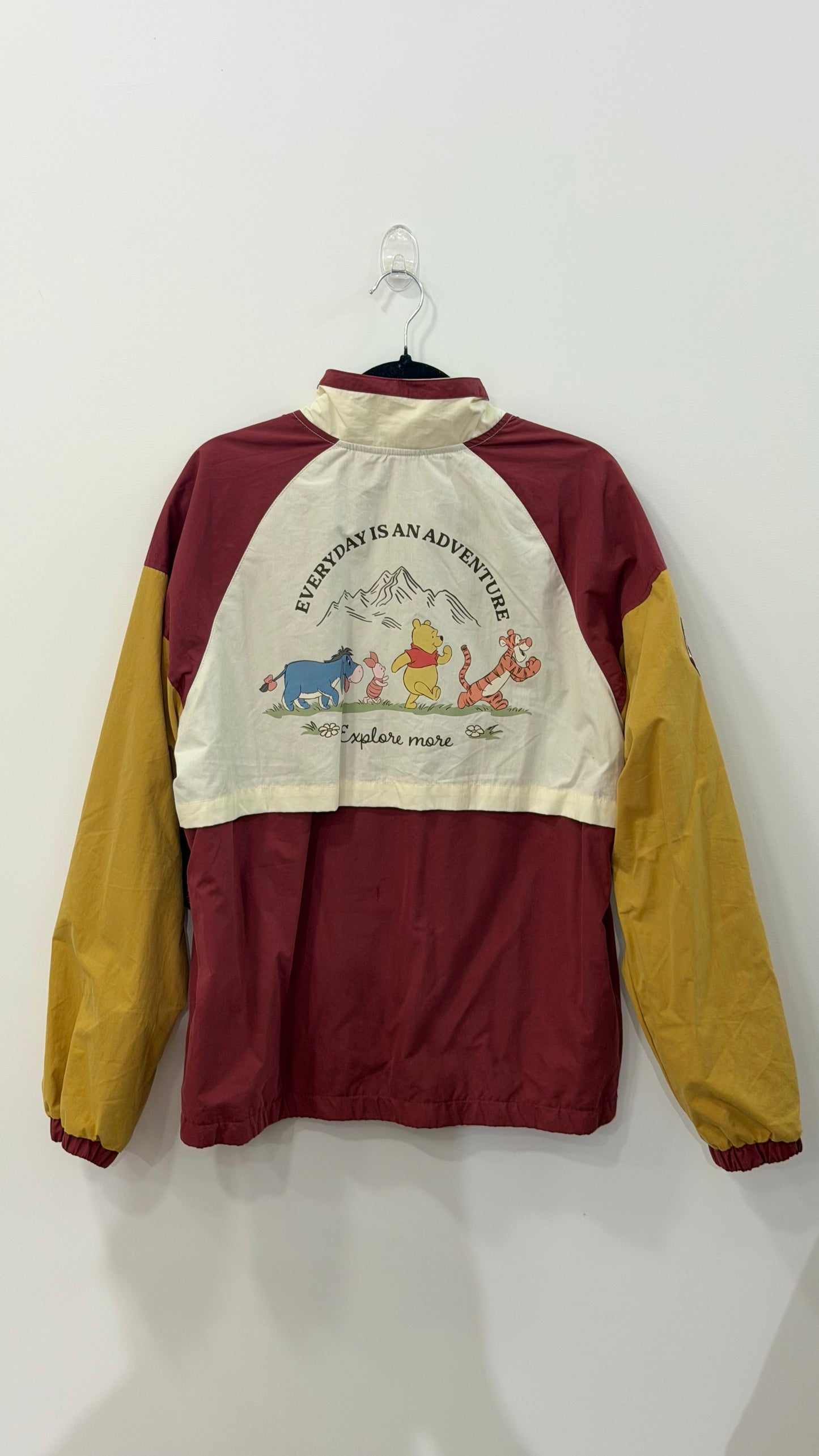 Disney Winnie The Pooh Color Block Windbreaker Large