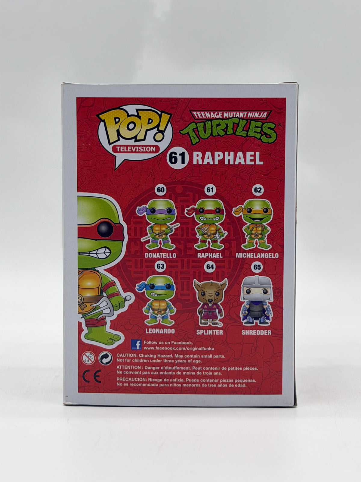 Pop! Television Teenage Mutant Ninja Turtles 63 Raphael 2013 Version