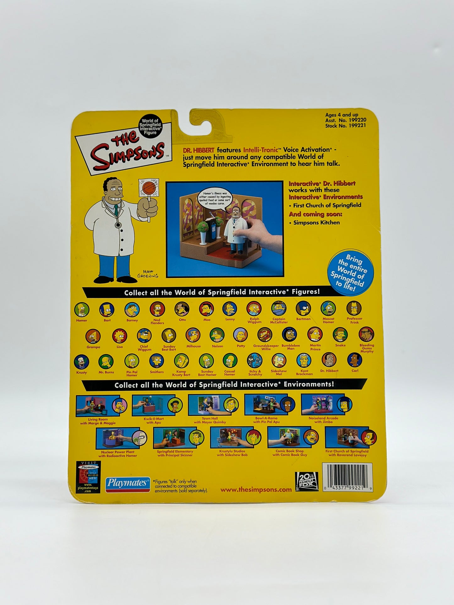 The Simpsons World Of Springfield Interactive Figure Dr. Hibbert