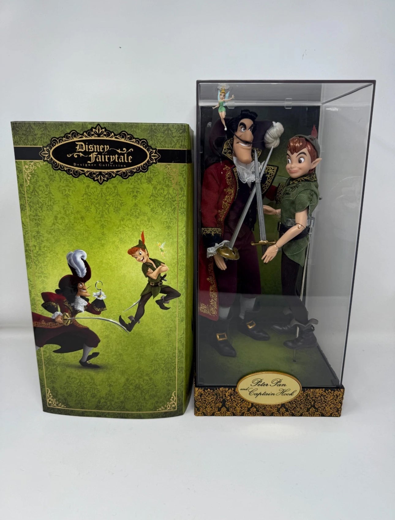 Disney Fairytale Designer Collection Peter Pan And Captain Hook Limited Edition Doll Set