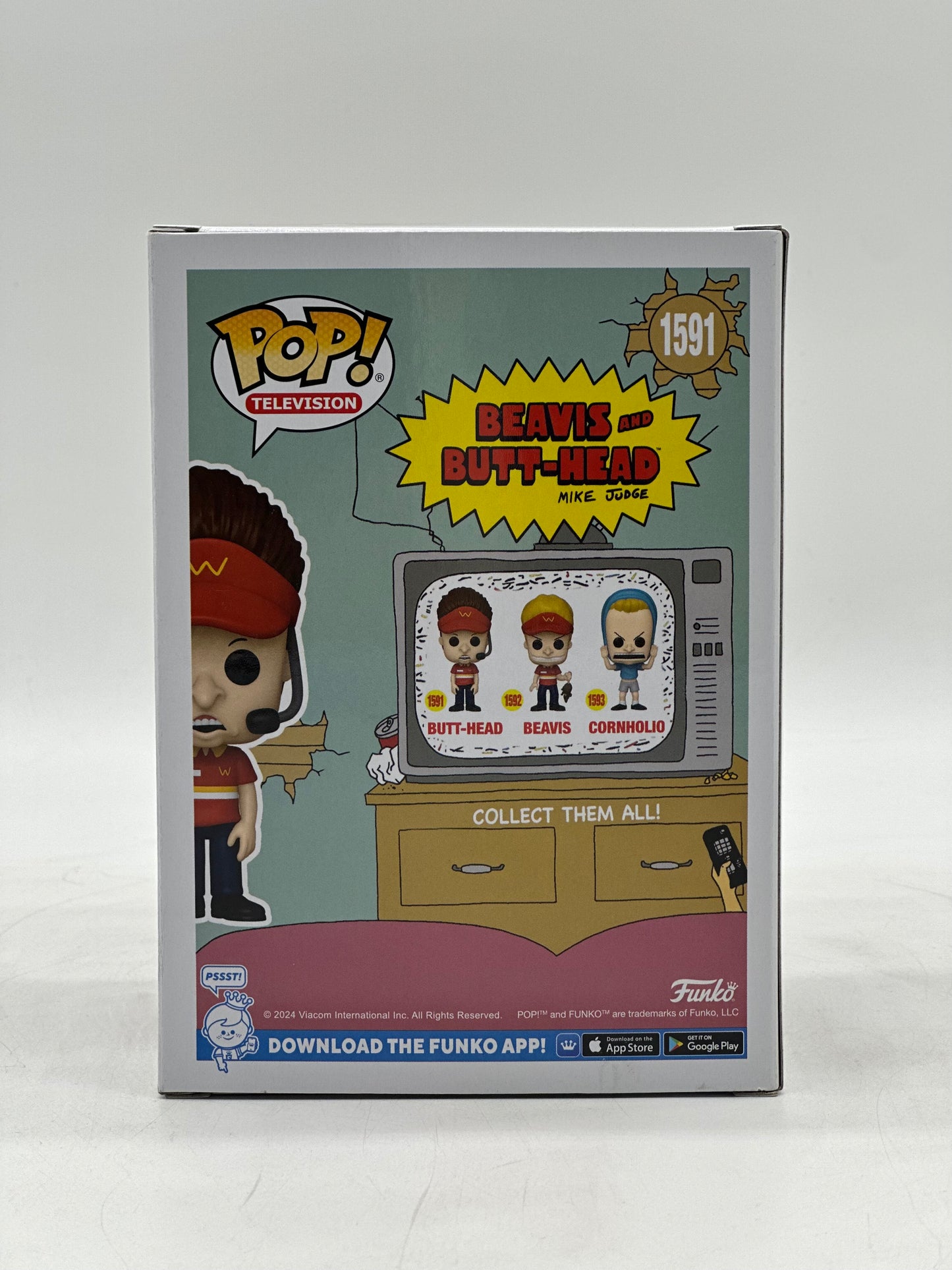 Pop! Television Beavis And Butt-Head Mike Judge 1591 Butt-Head