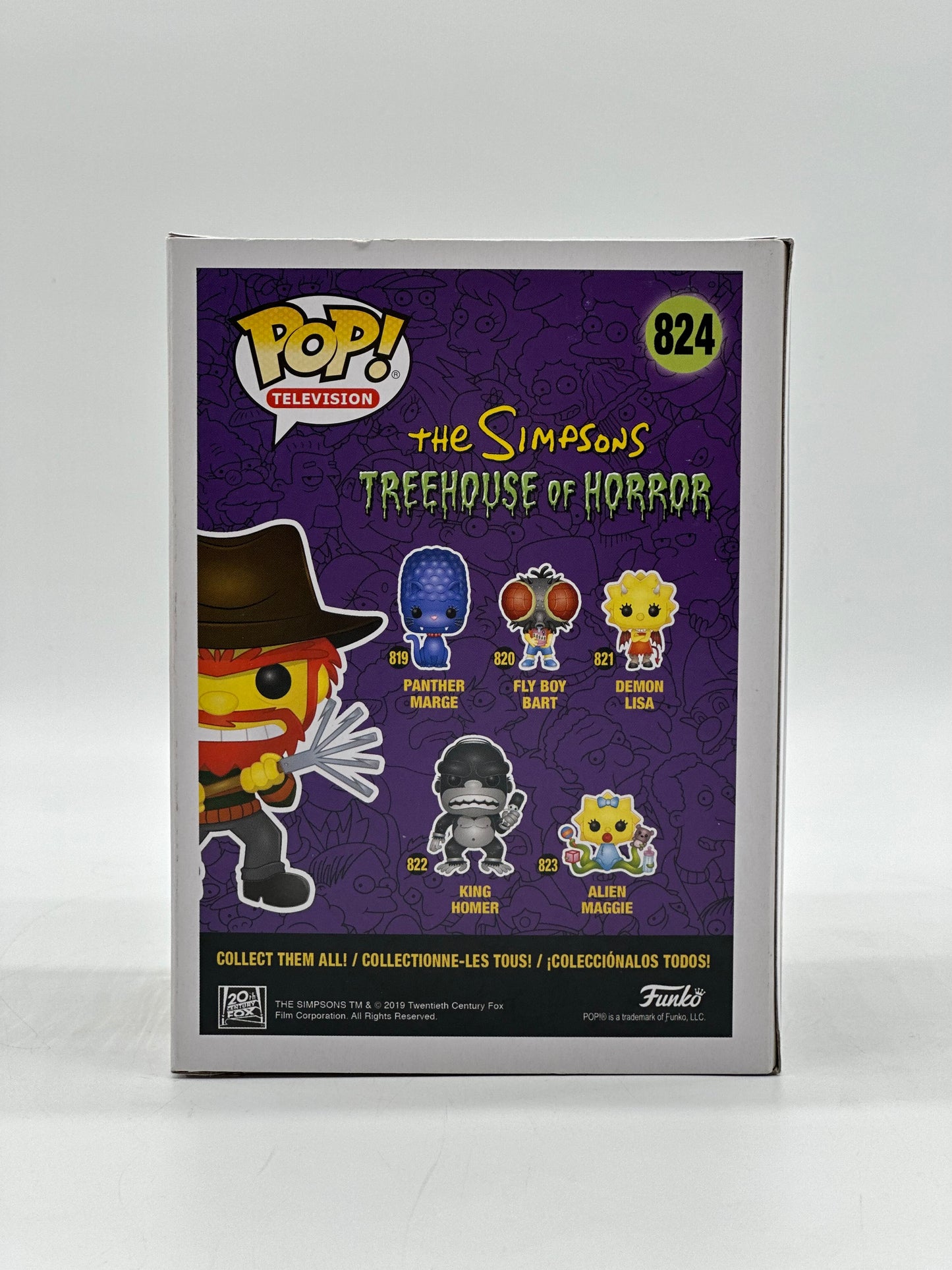 Pop! Television The Simpsons Treehouse Of Horror 824 Evil Groundskeeper Willie 2019 Fall Convention Limited Edition