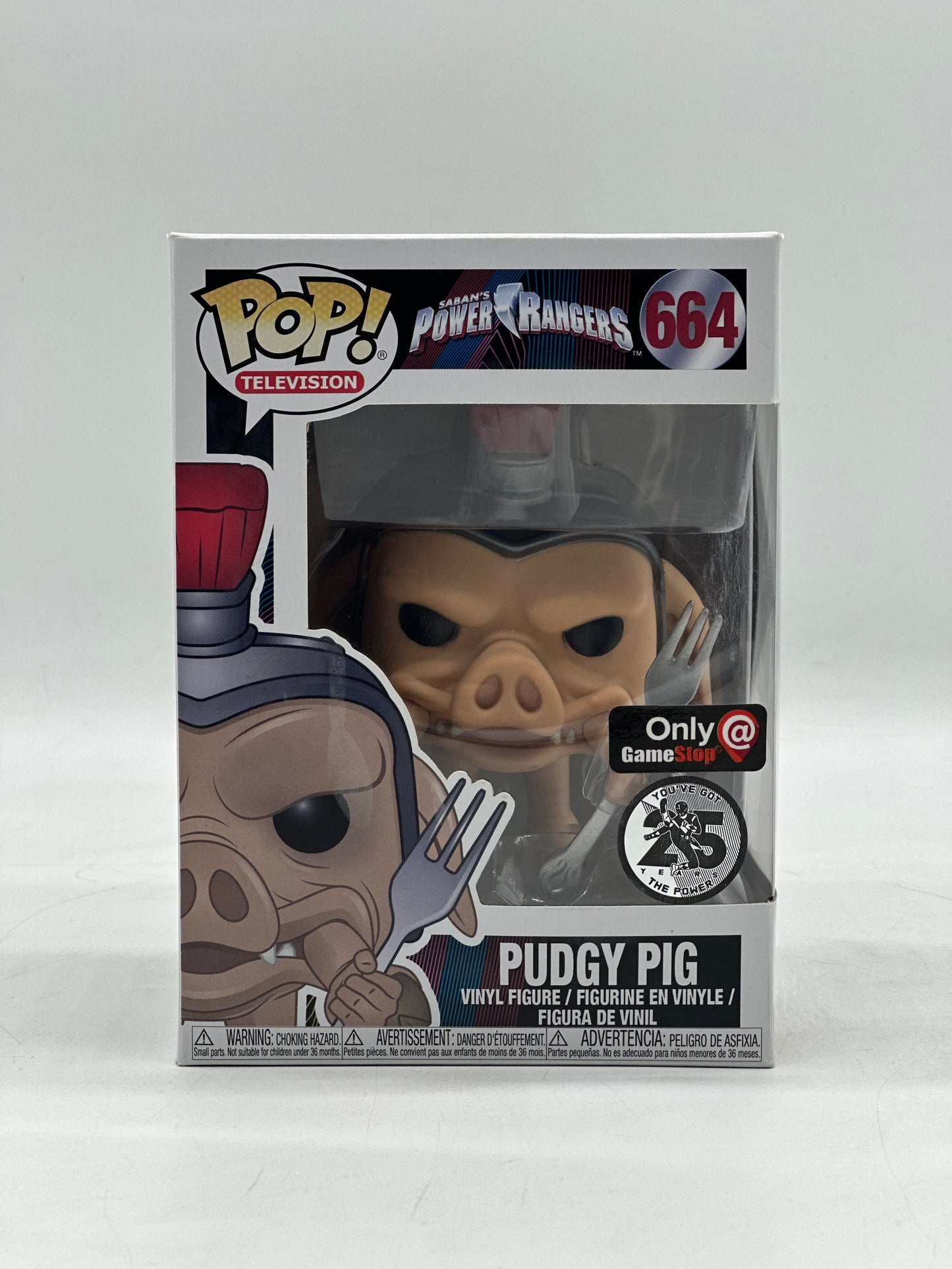 Pop! Television Saban’s Power Rangers 664 Pudgy Pig Only GameStop