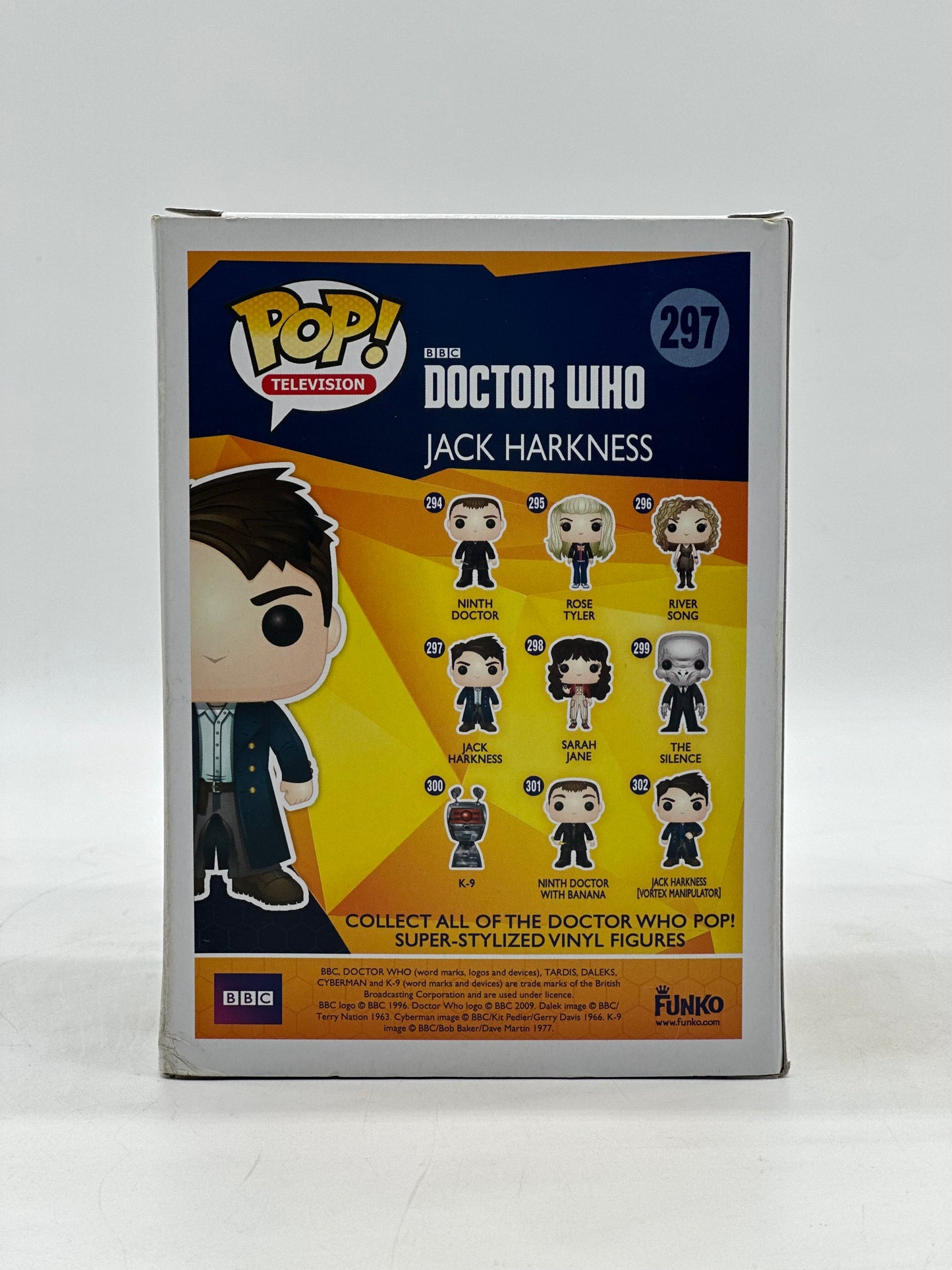 Pop! Television BBC Doctor Who 297 Jack Harkness HotTopic Exclusive Pre-Release
