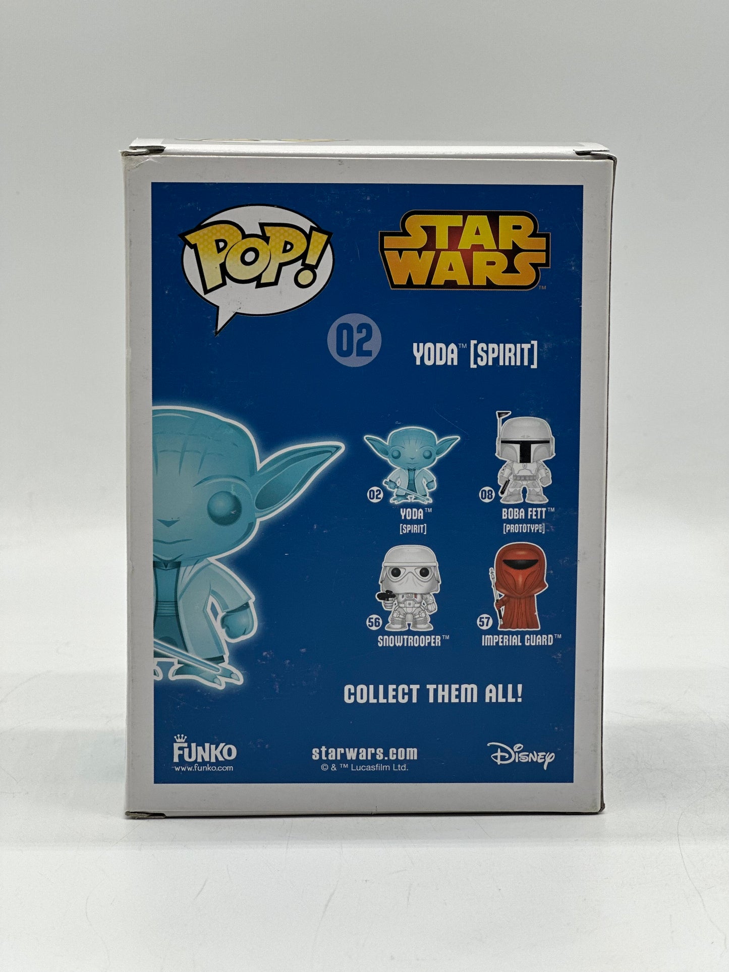 Pop! Star Wars 02 Yoda (Spirit) Glows In The Dark Walgreens Exclusive