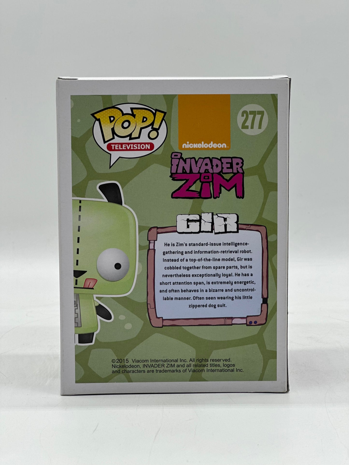 Pop! Television Nickelodeon Invader Zim 277 Gir With Cupcake HotTopic Exclusive Pre-Release