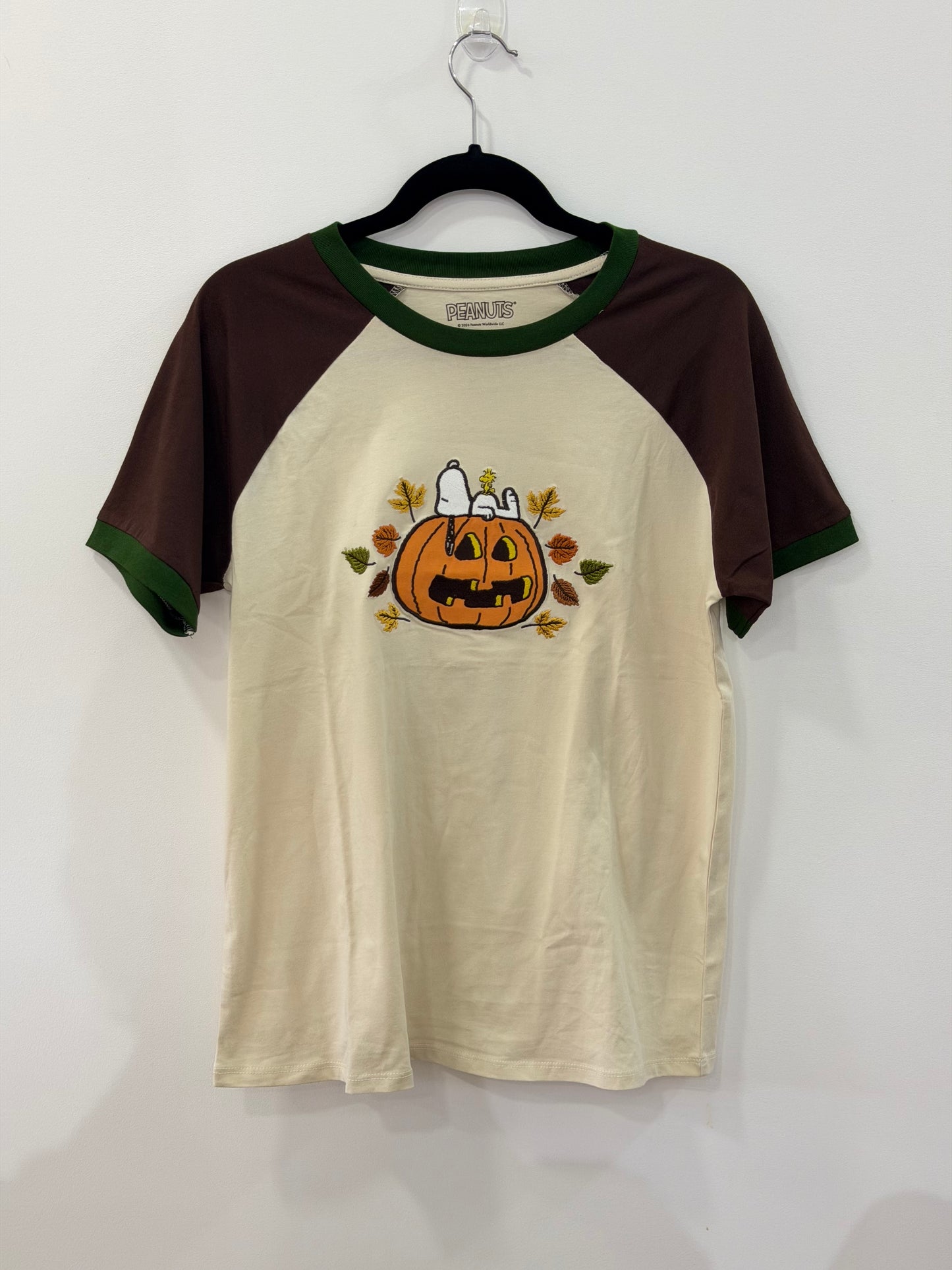 Peanuts Snoopy Jack O Lantern T-Shirt Small