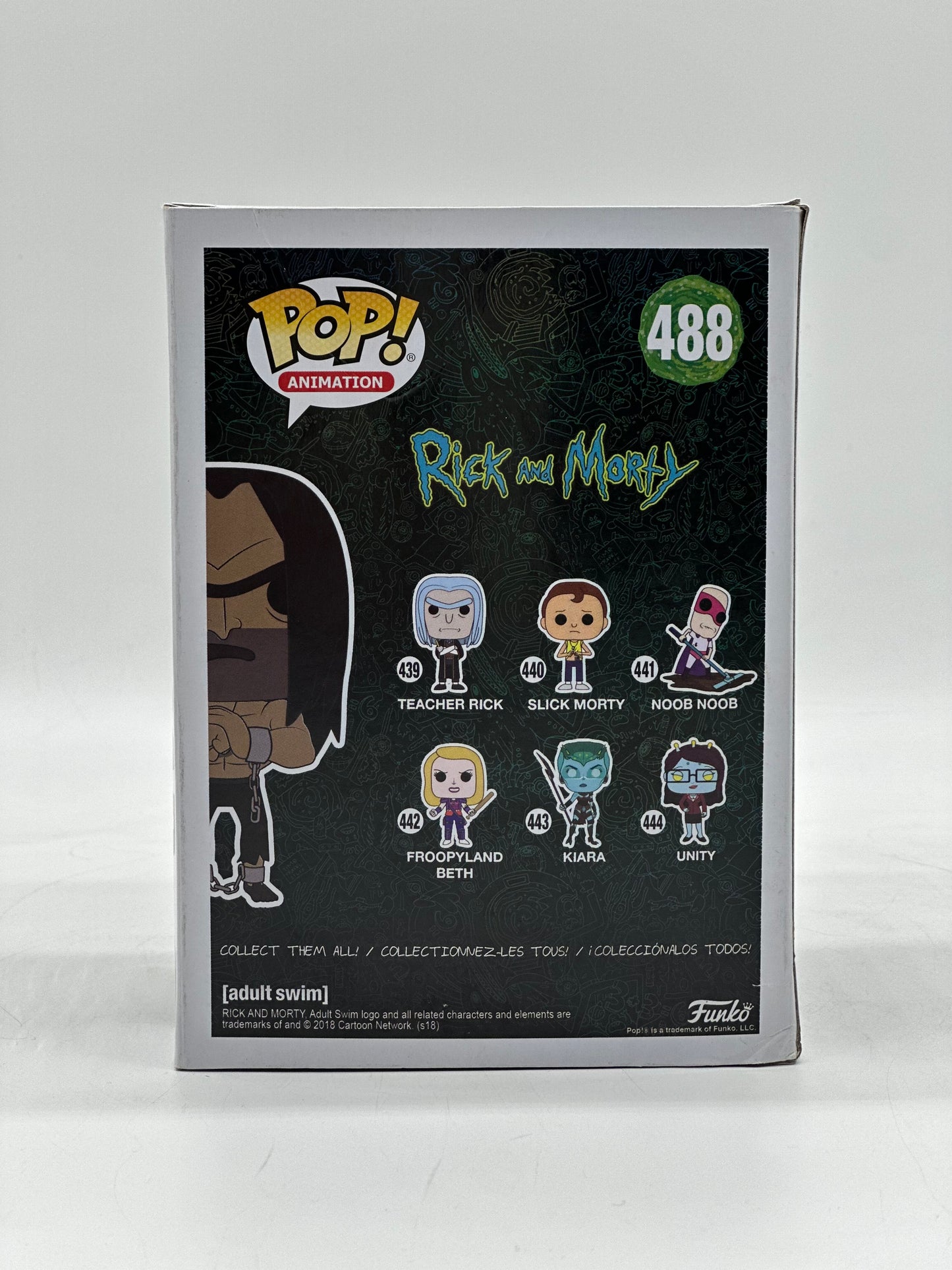 Pop! Animation Rick And Morty 488 Jaguar Emerald City Comic Con Exclusive 2019 Limited Edition