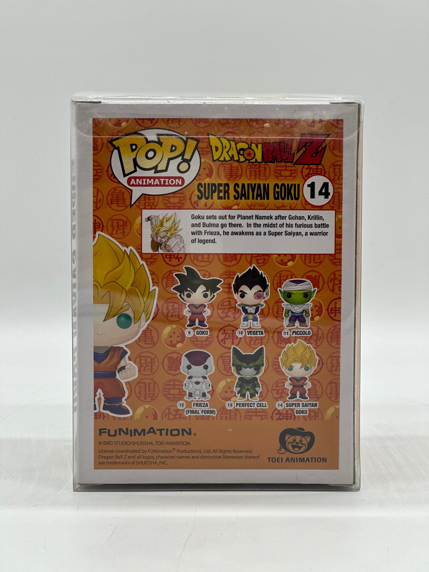 Pop! Animation Dragon Ball Z 14 Super Saiyan Goku Glows In The Dark Entertainment Earth Exclusive