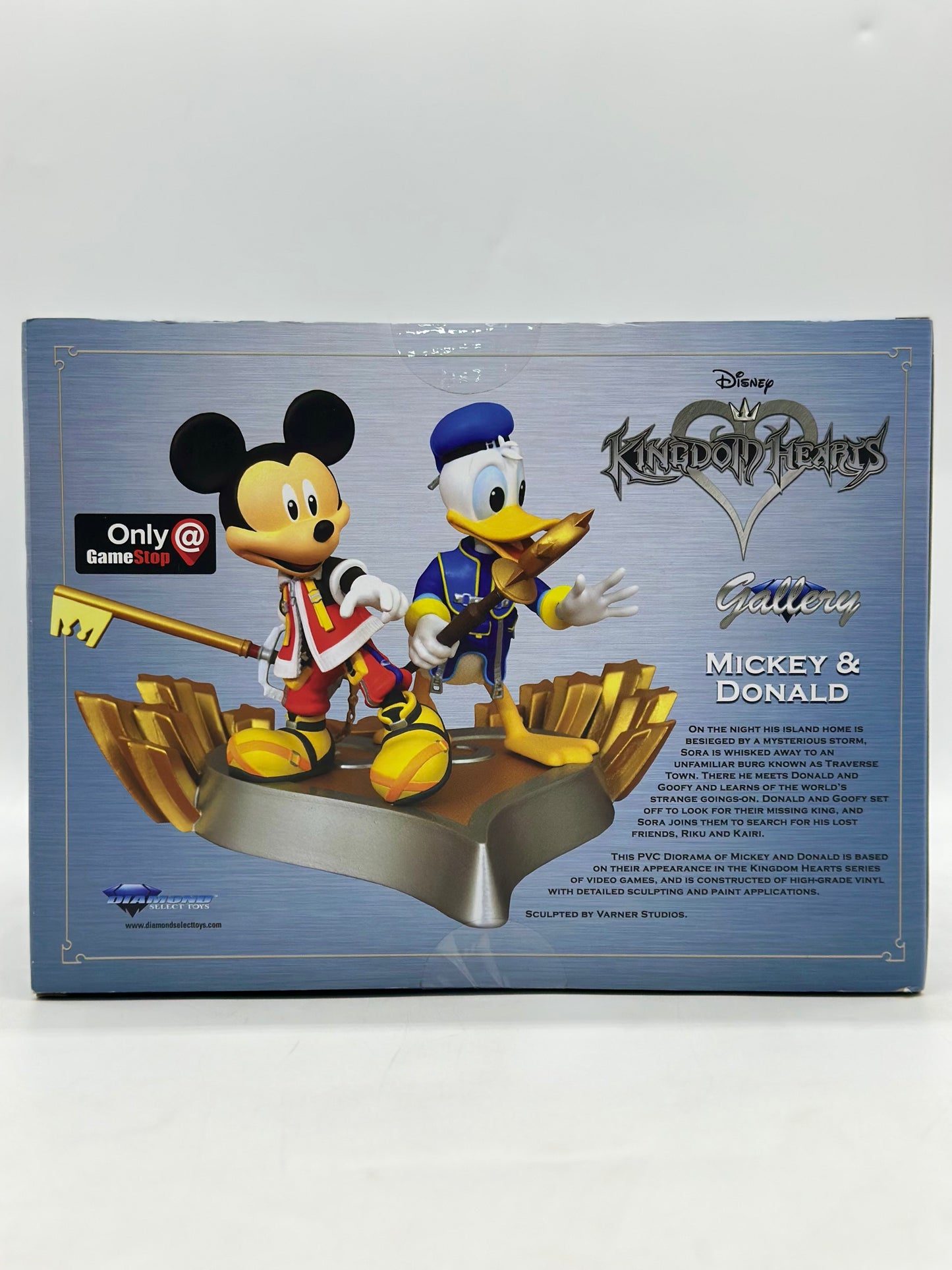 Disney Kingdom Hearts Mickey Mouse & Donald PVC Diorama Only GameStop