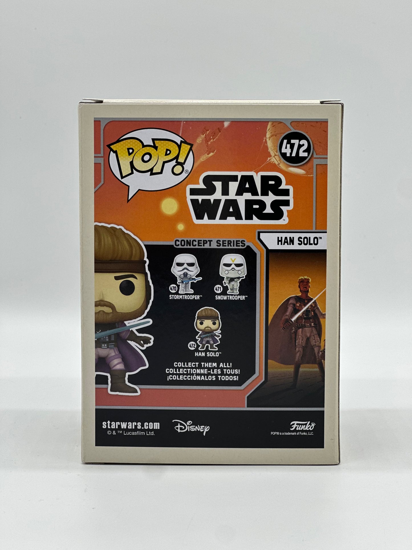 Pop! Star Wars 472 Concept Series Han Solo