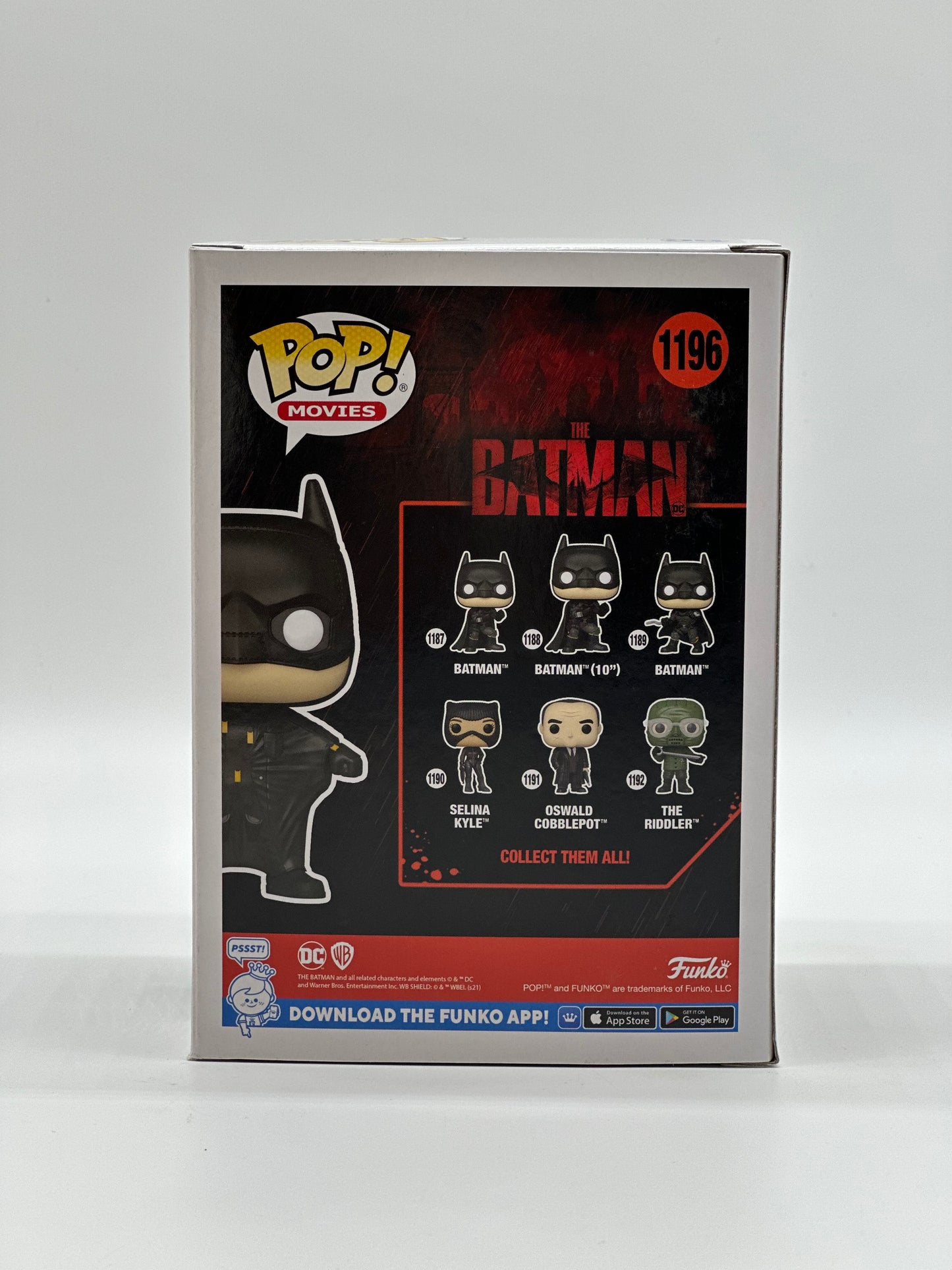Pop! Movies The Batman 1196 Batman Funko Exclusive
