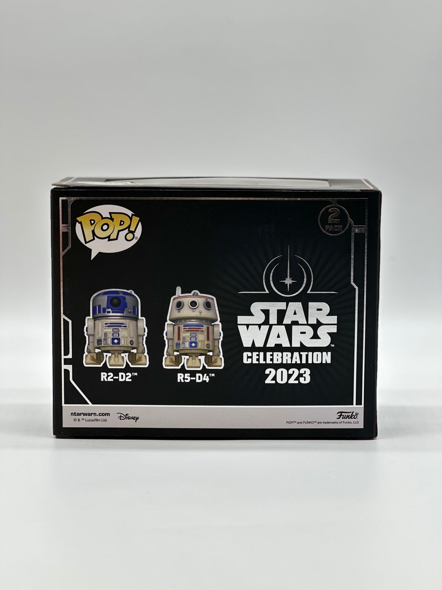 Pop! Star Wars 2 Pack R2-D2 & R5-D4 2023 Galactic Convention Exclusive