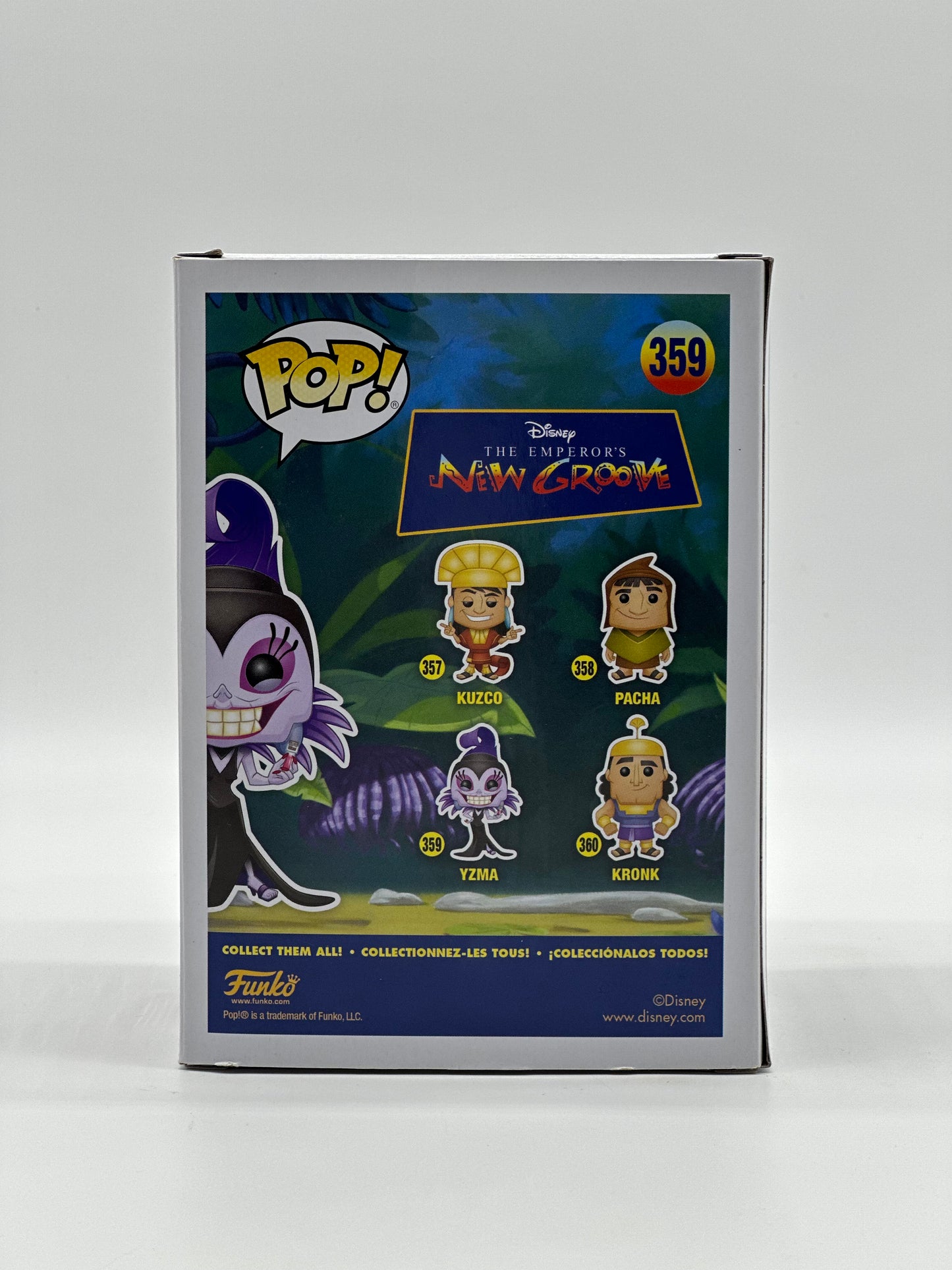 Pop! Disney The Emperor’s New Groove 359 Yzma Glow Chase Limited Edition