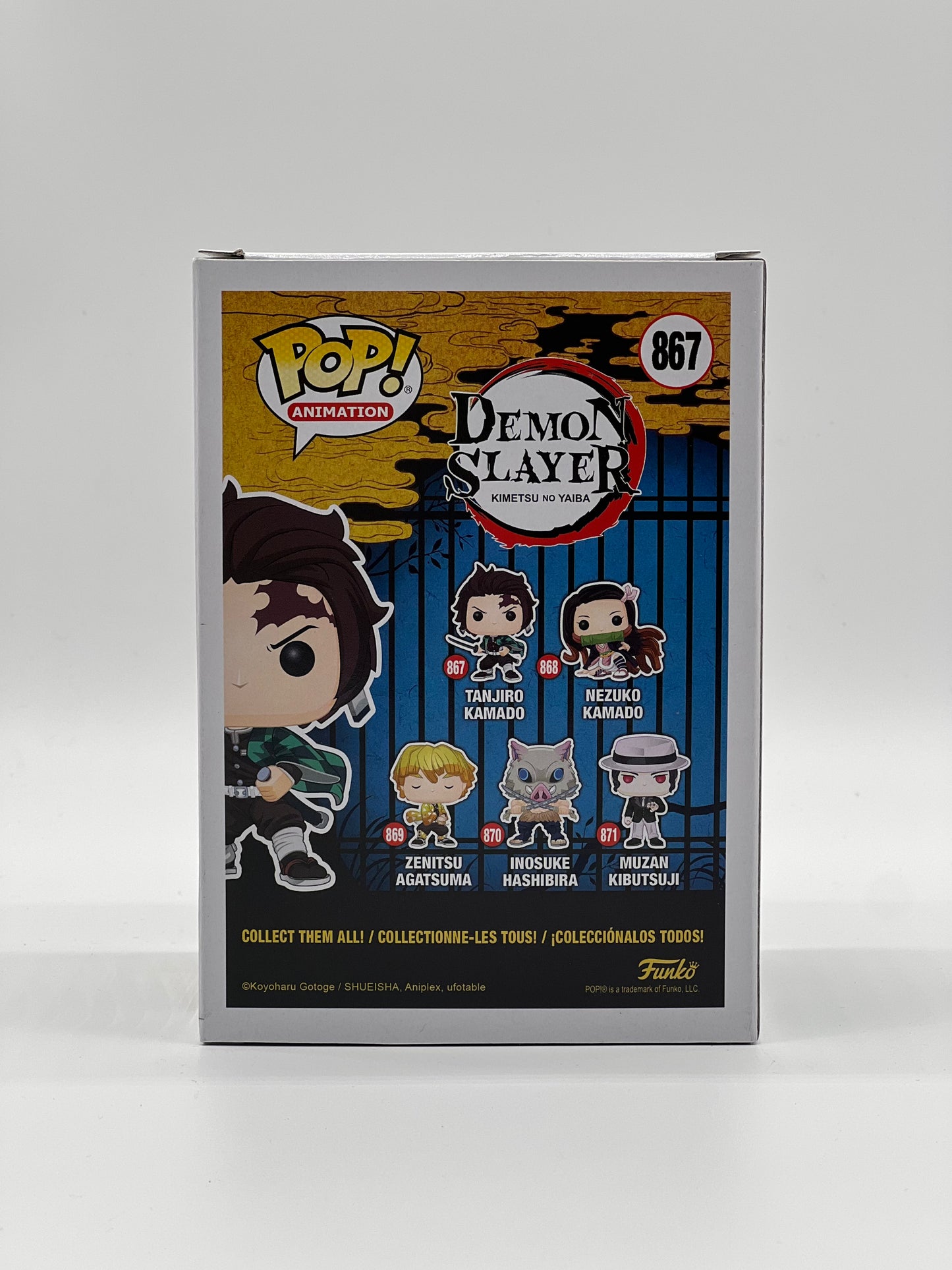 Pop! Animation Demon Slayer Kimetsu No Yaiba 867 Tanjiro Kamado