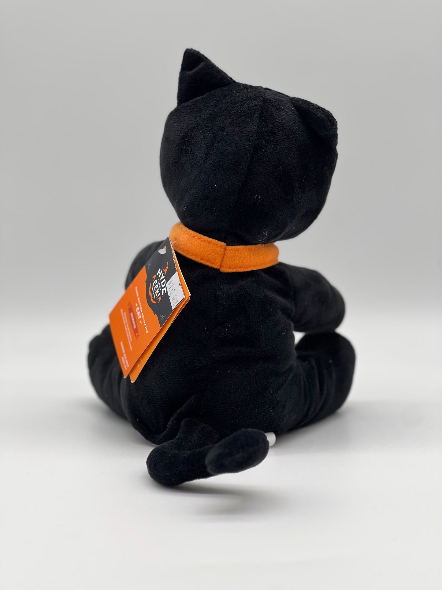 Black Cat Push Button Activated Animated