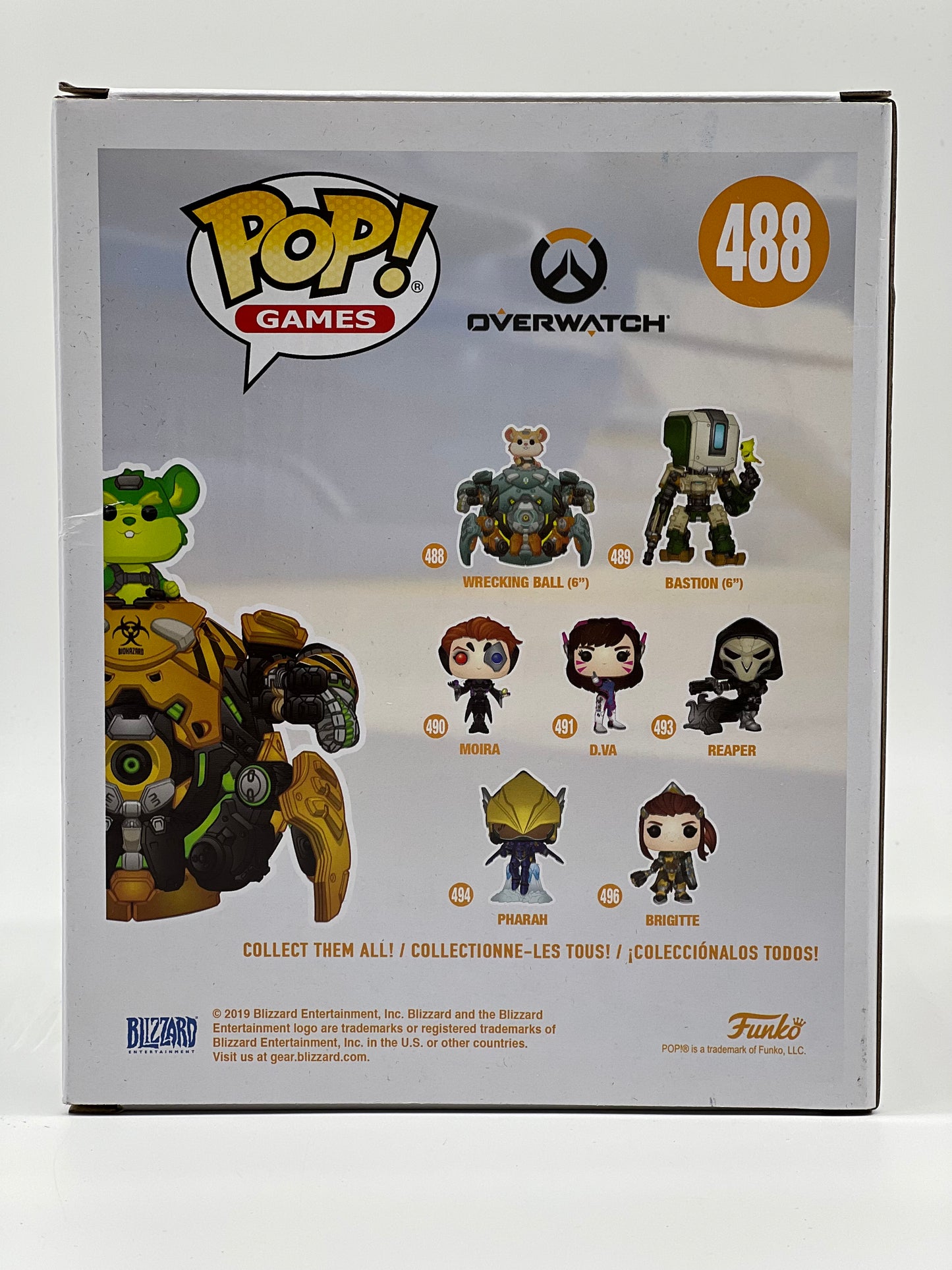 Pop! Games Overwatch 488 Wrecking Ball 2019 Fall Convention Limited Edition Exclusive 8’Inch