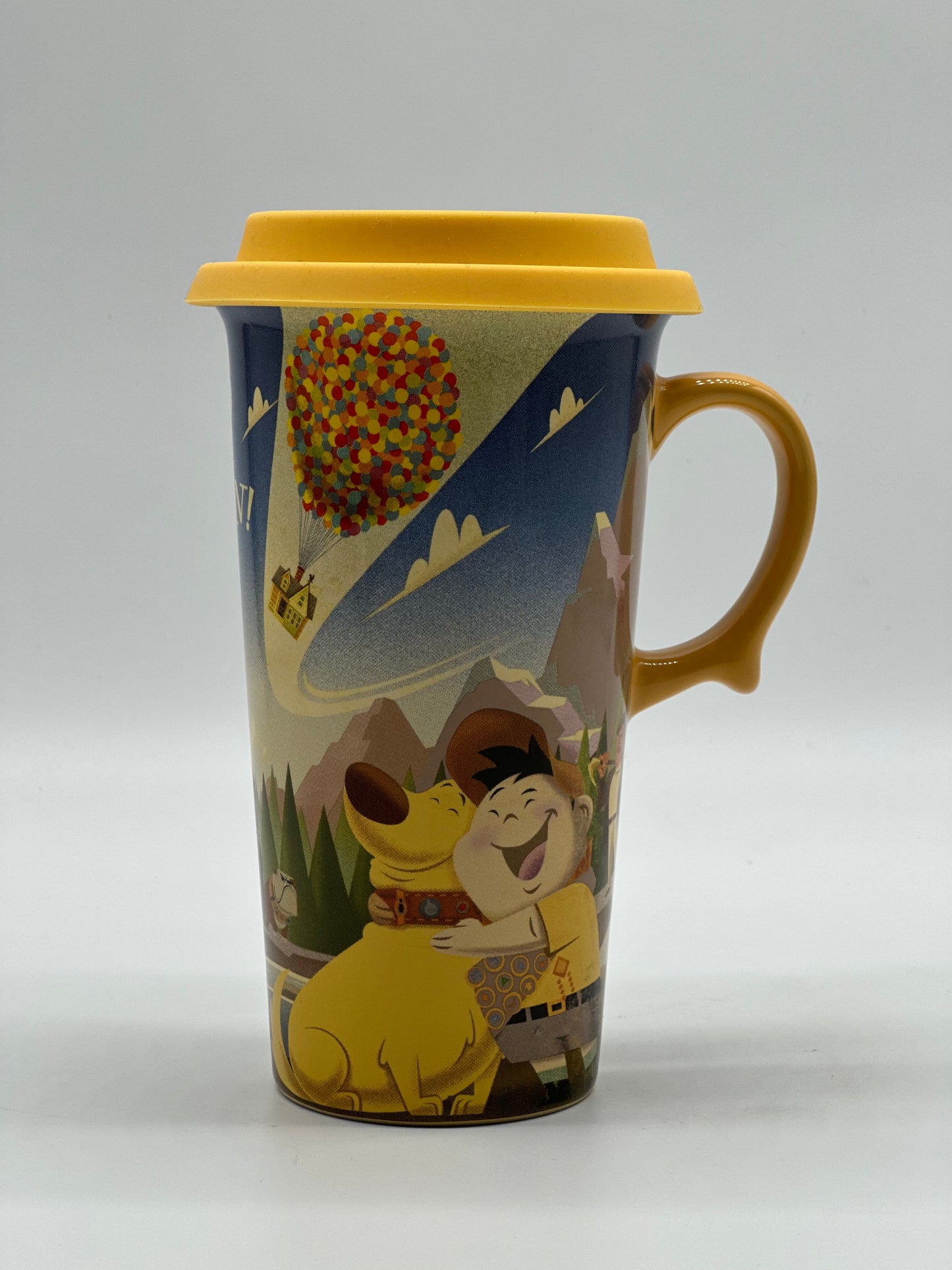 Up See The World By Balloon! Mug