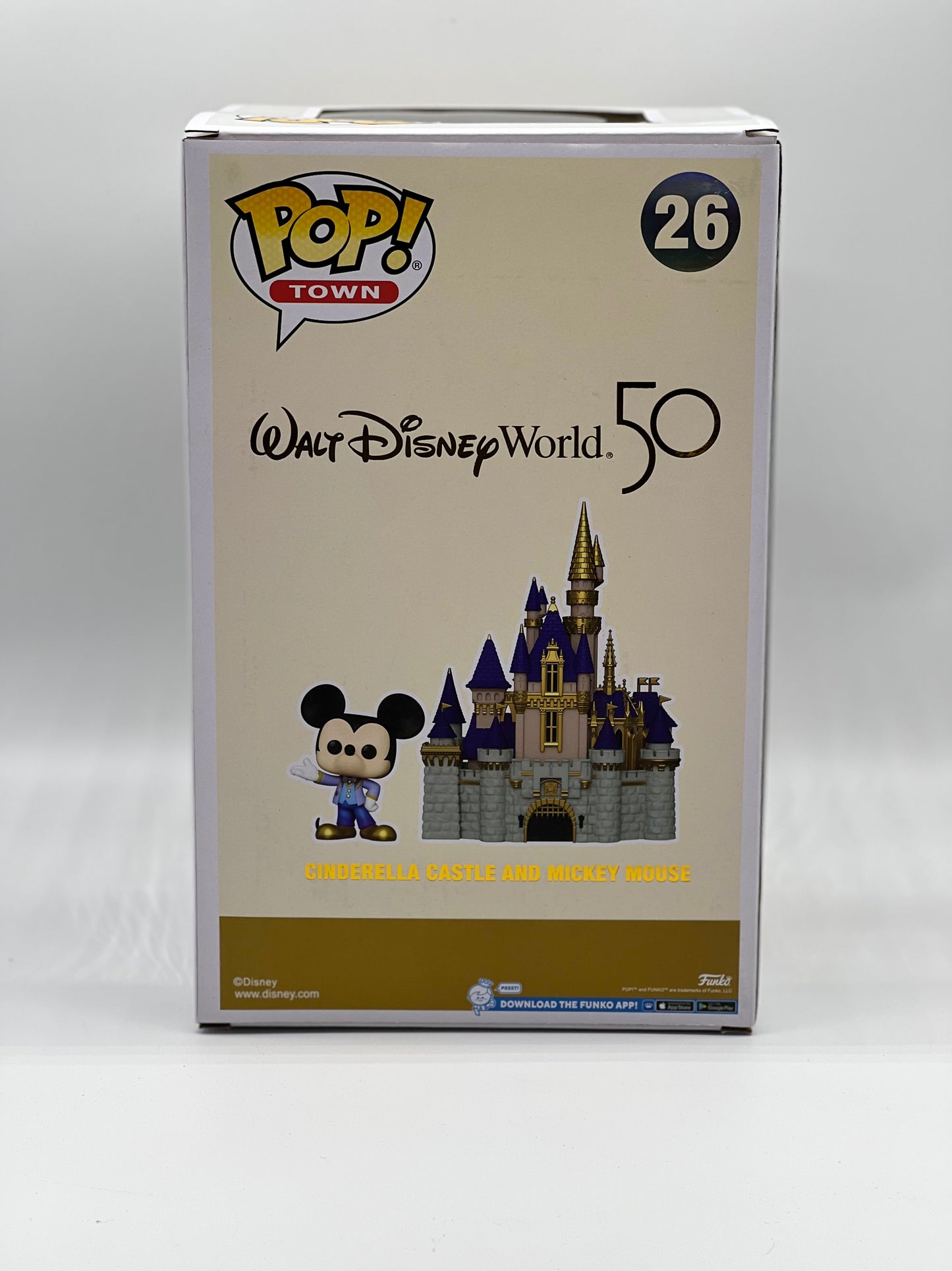 Pop! Town Walt Disney World. 50 26 Cinderella Castle And Mickey Mouse 10’Inch