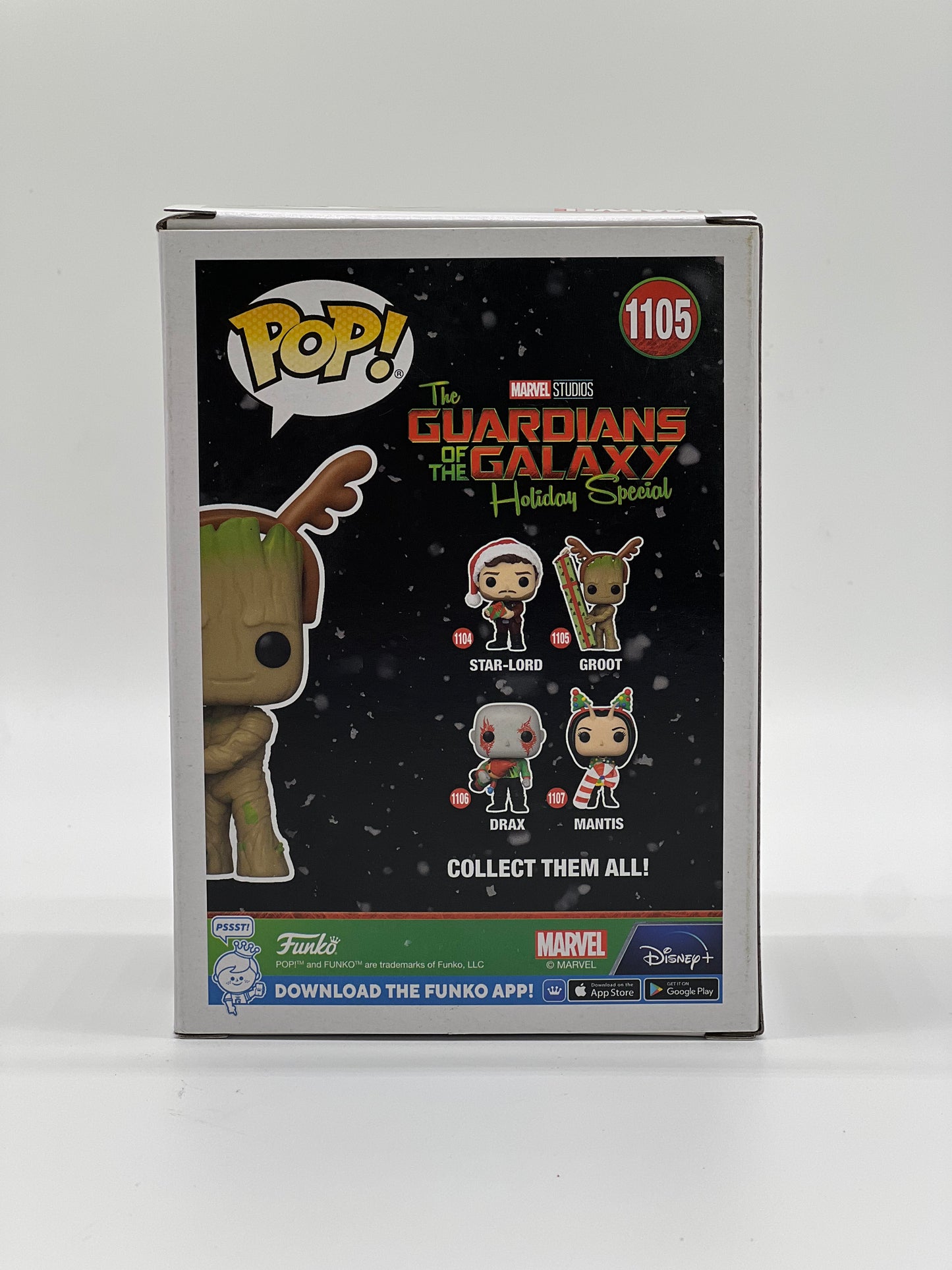 Pop! Marvel Studios The Guardians Of The Galaxy Holiday Special 1105 Groot