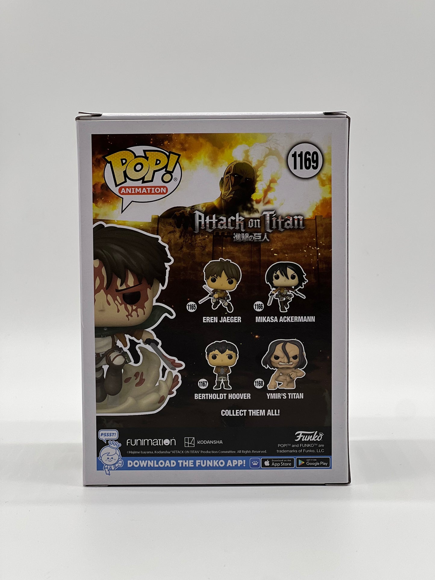 Pop! Animation Attack On Titan 1169 Battle Levi AExclusive