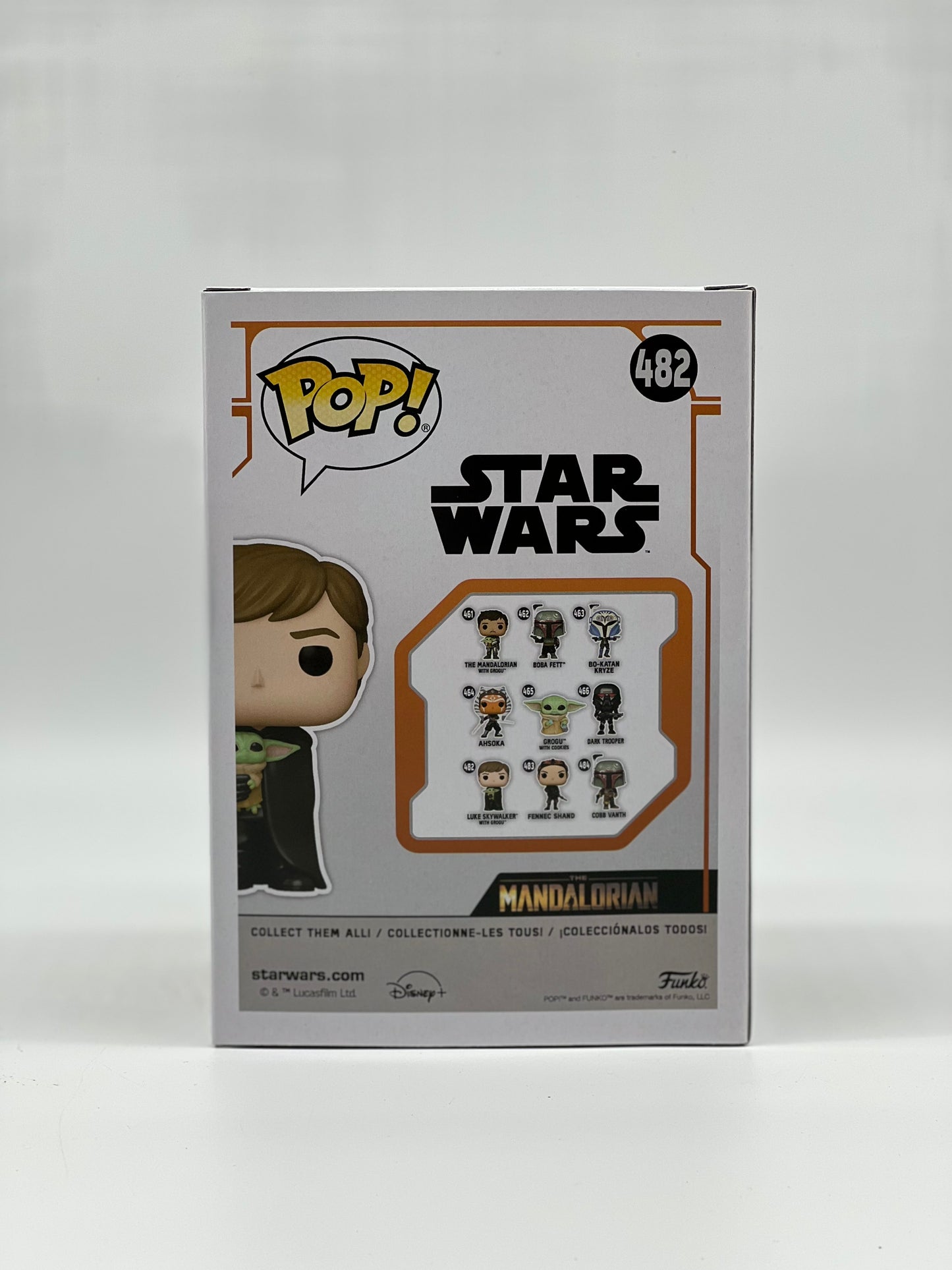 Pop! Star Wars 482 Luke Skywalker With Grogu