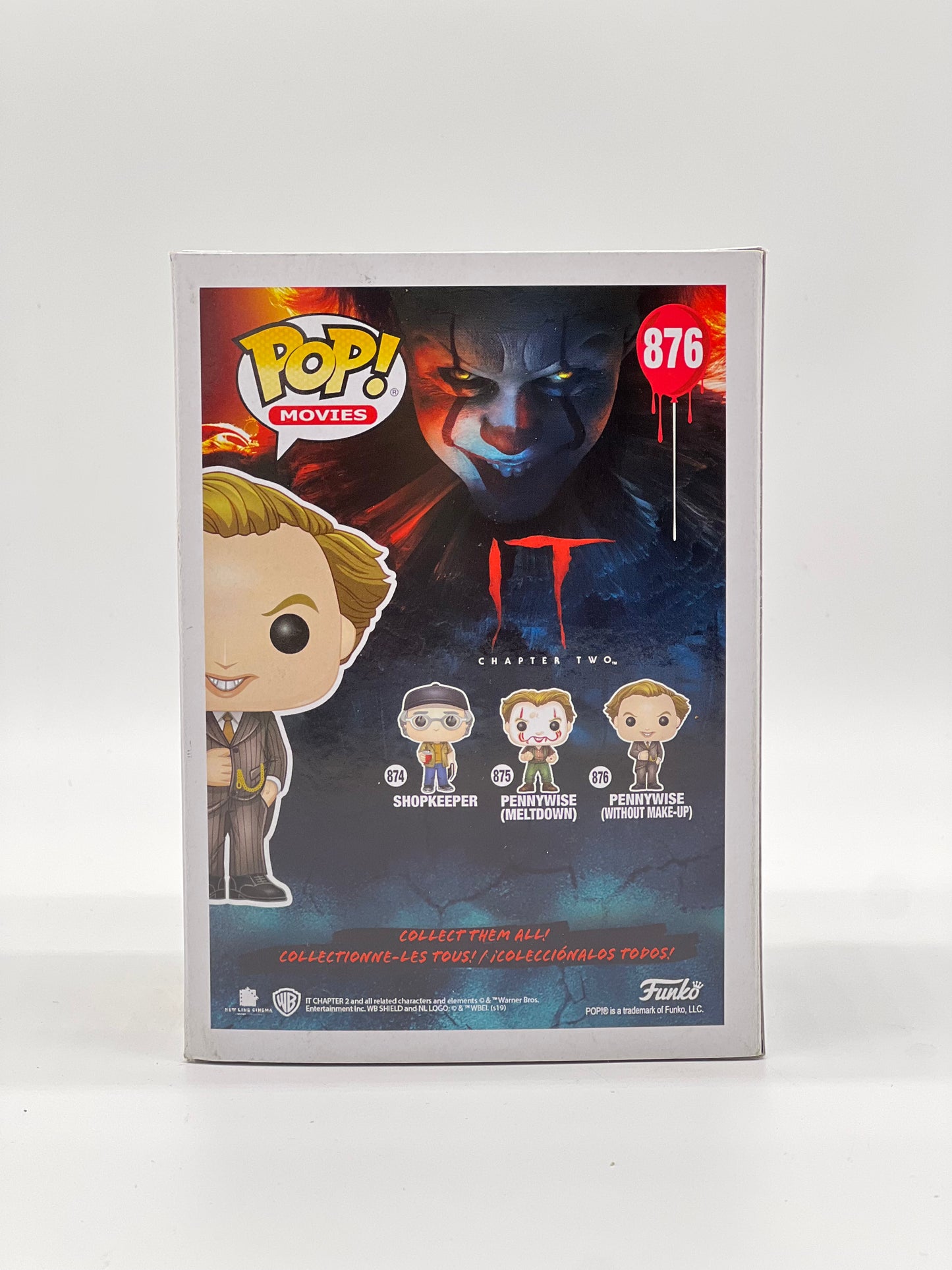 Pop! Movies IT Chapter Two 876 Pennywise Without Make-Up