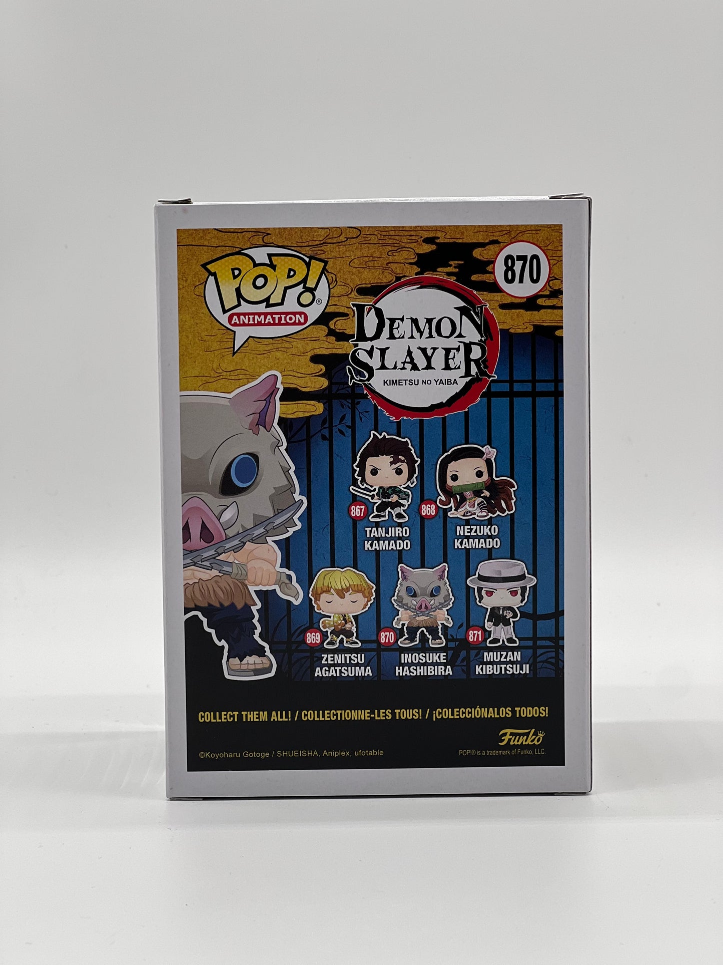 Pop! Animation Demon Slayer Kimetsu No Yaiba 870 Inosuke Hashibira