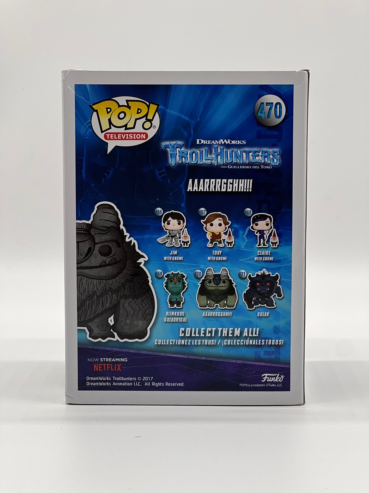 Pop! Television DreamWorks TrollHunters From Guillermo Del Toro 470 Aaarrrgghh!!! 2017 Fall Convention Exclusive
