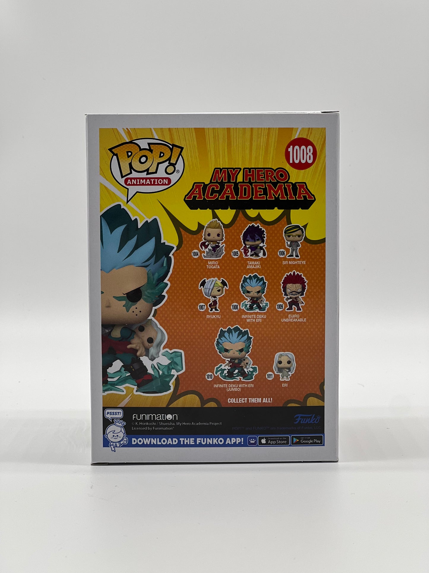 Pop! Animation My Hero Academia 1008 Infinite Deku With Eri