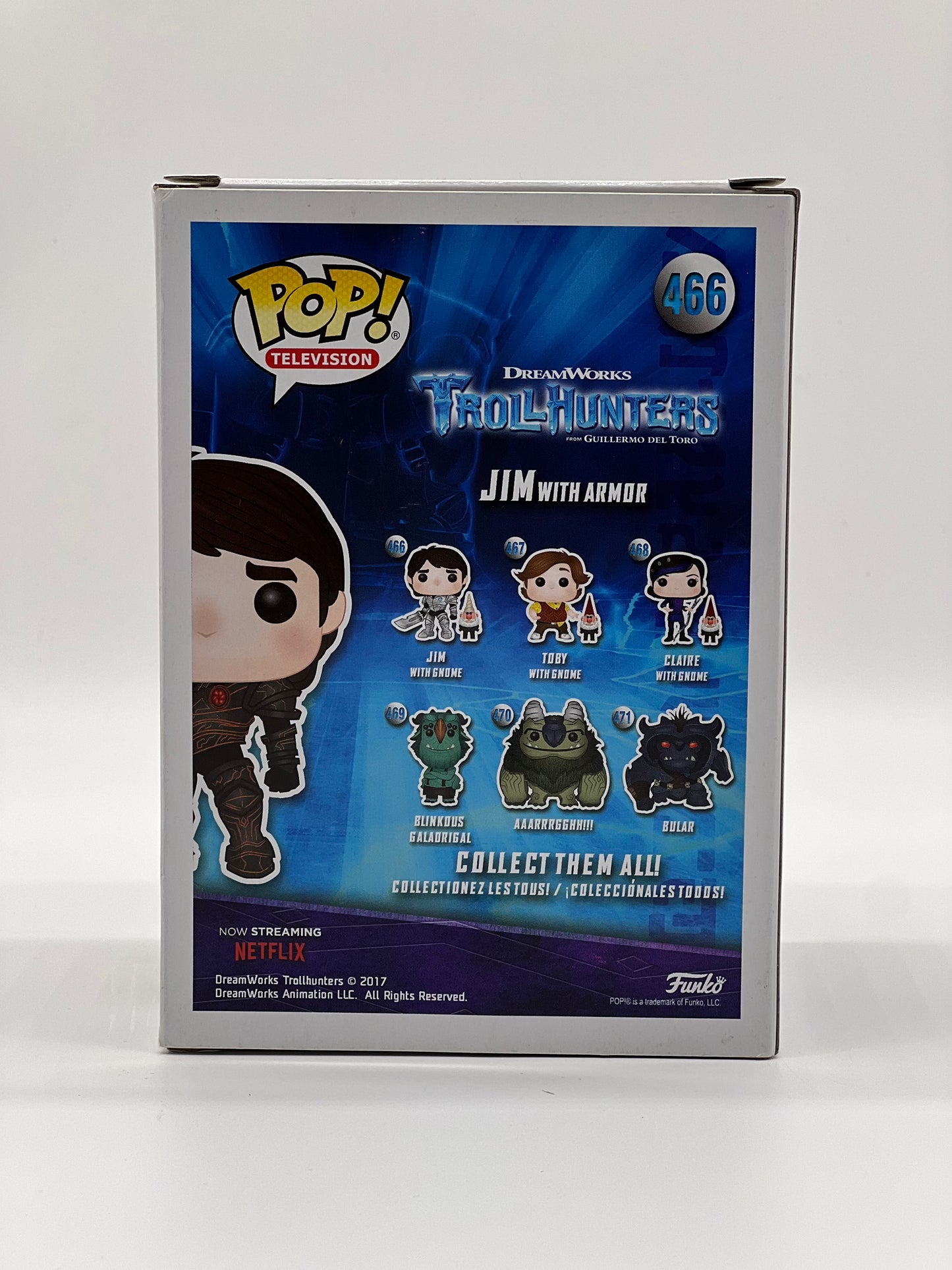 Pop! Television DreamWorks TrollHunters From Guillermo Del Toro 466 Jim With Armor 2017 Fall Convention Exclusive