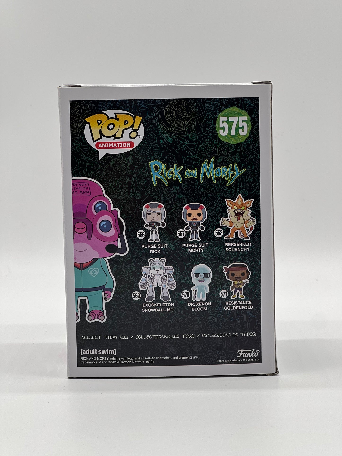 Pop! Animation Rick And Morty 575 Glootie 2019 Summer Convention Limited Edition Exclusive