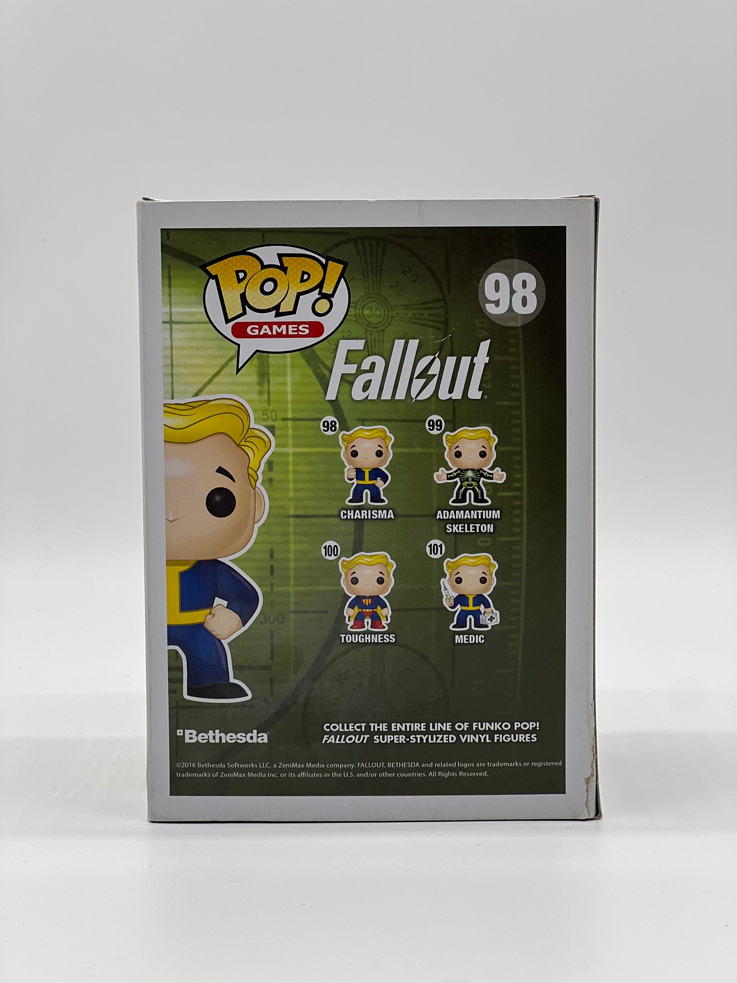 Pop! Games Fallout 98 Charisma HotTopic Limited Edition Exclusive