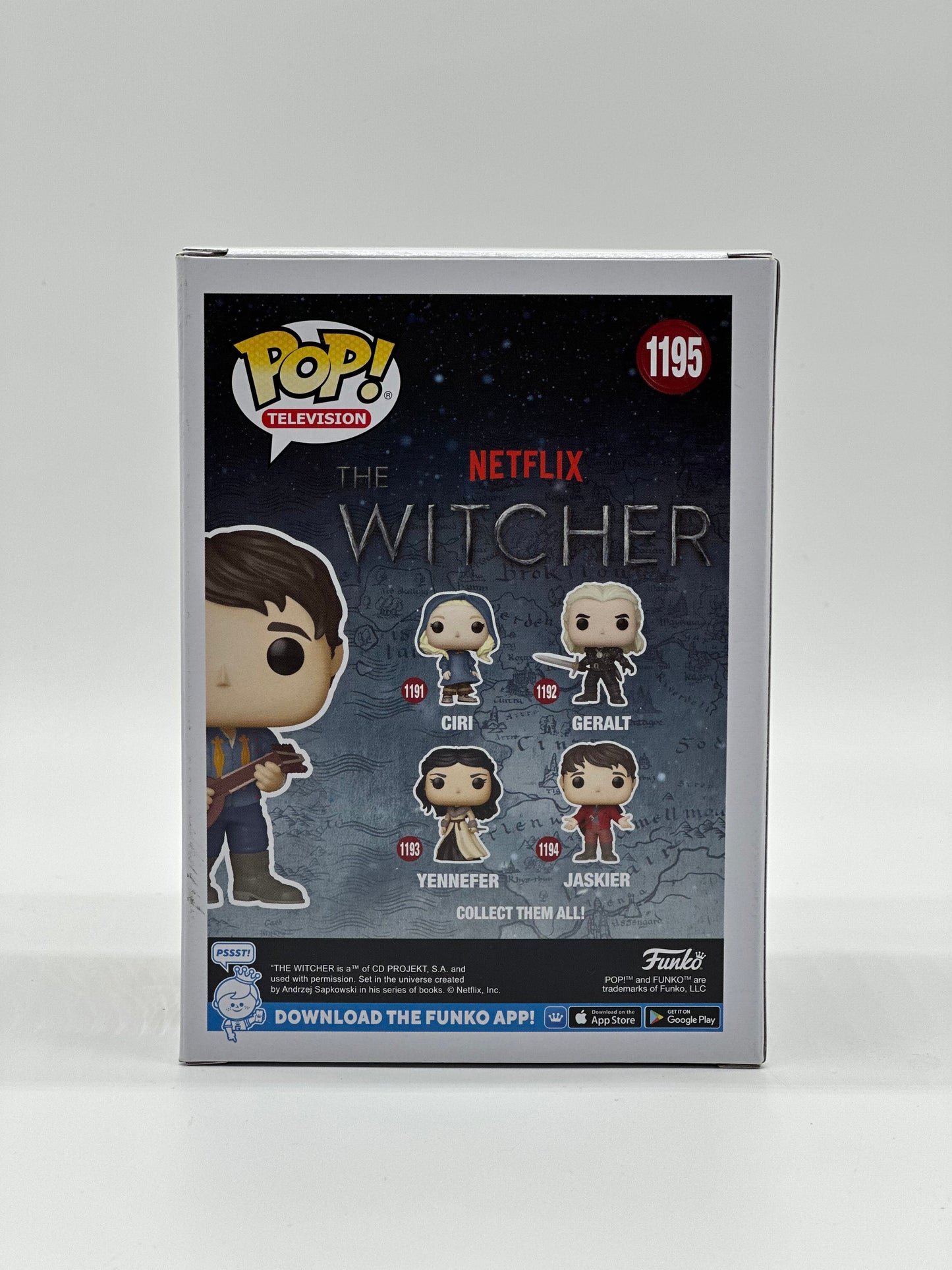 Pop! Television Netflix The Witcher 1195 Jaskier HotTopic Exclusive