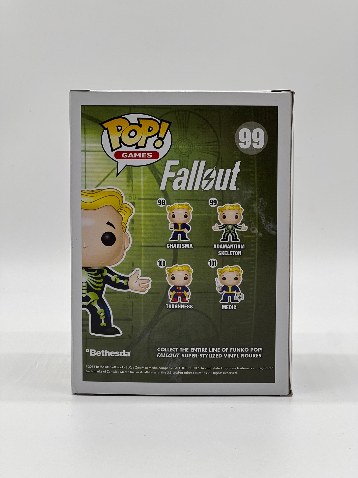 Pop! Games Fallout 99 Adamantium Skeleton HotTopic Limited Edition Exclusive