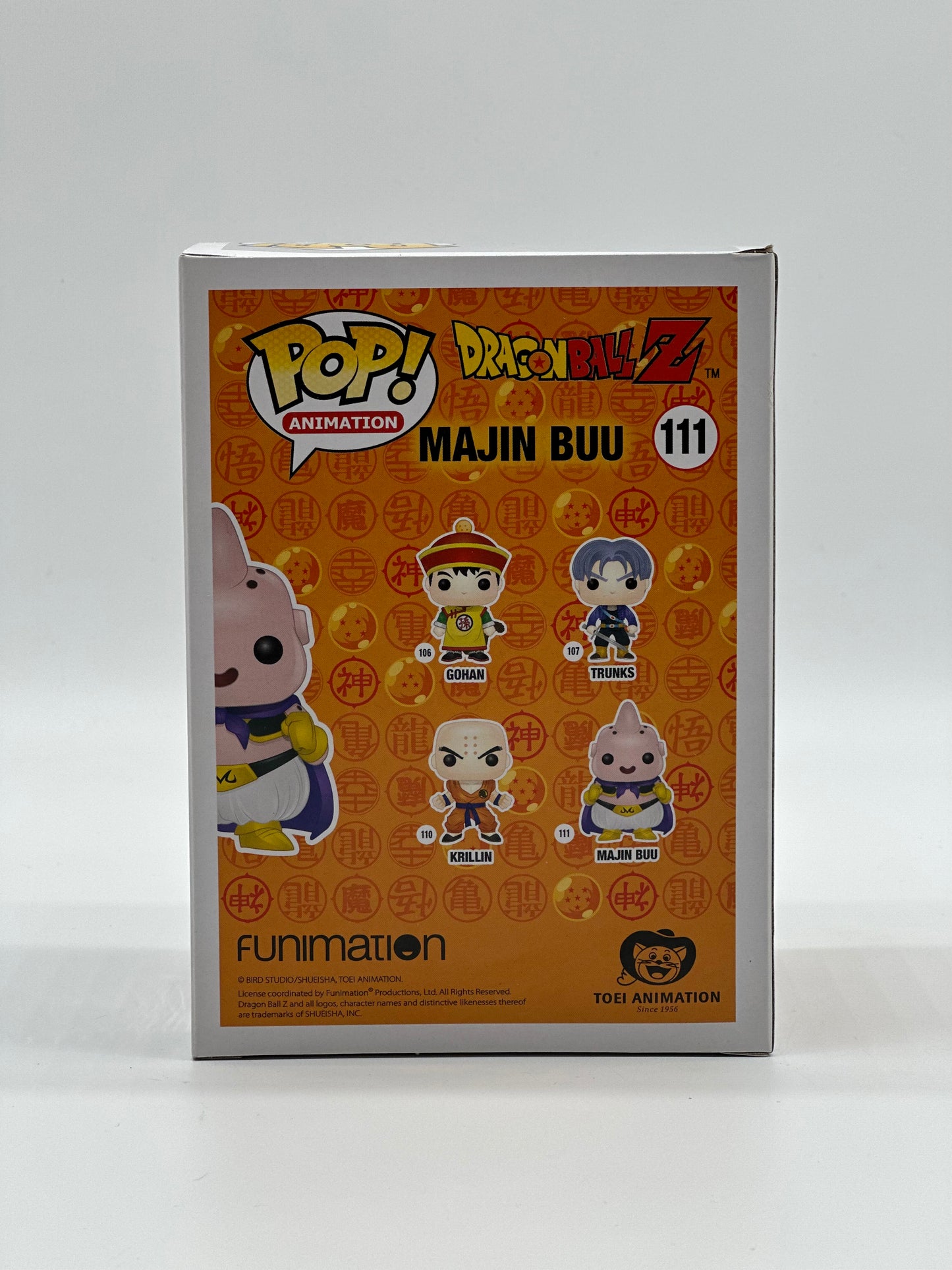 Pop! Animation Dragon Ball Z 111 Majin Buu Convention Exclusive Limited Edition