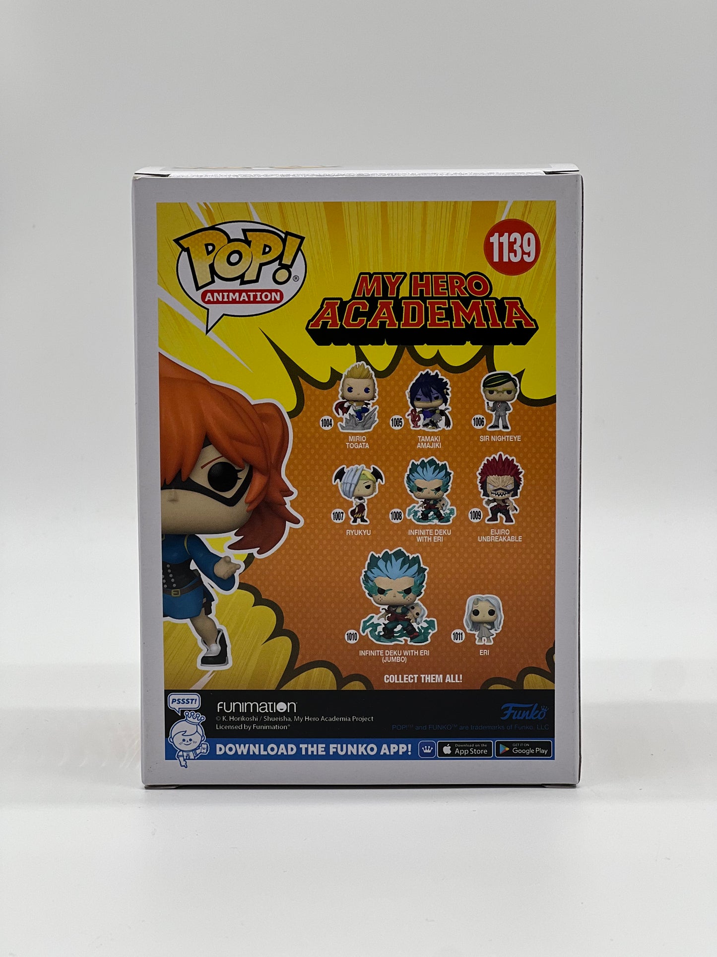 Pop! Animation My Hero Academia 1139 Itsuka Kendo HotTopic Class 1B Exclusive