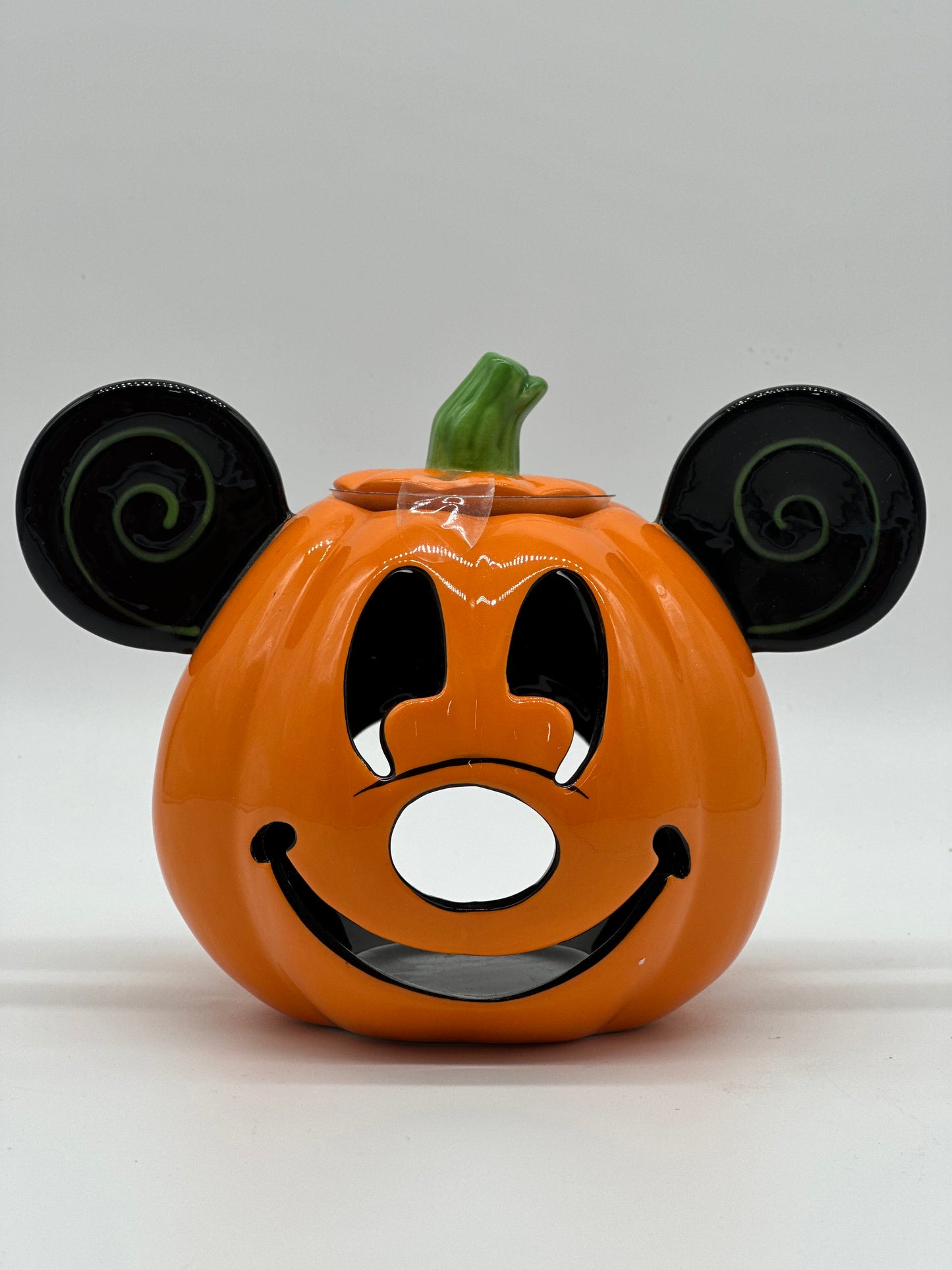 Mickey Mouse Pumpkin Happy Halloween Candle Jar