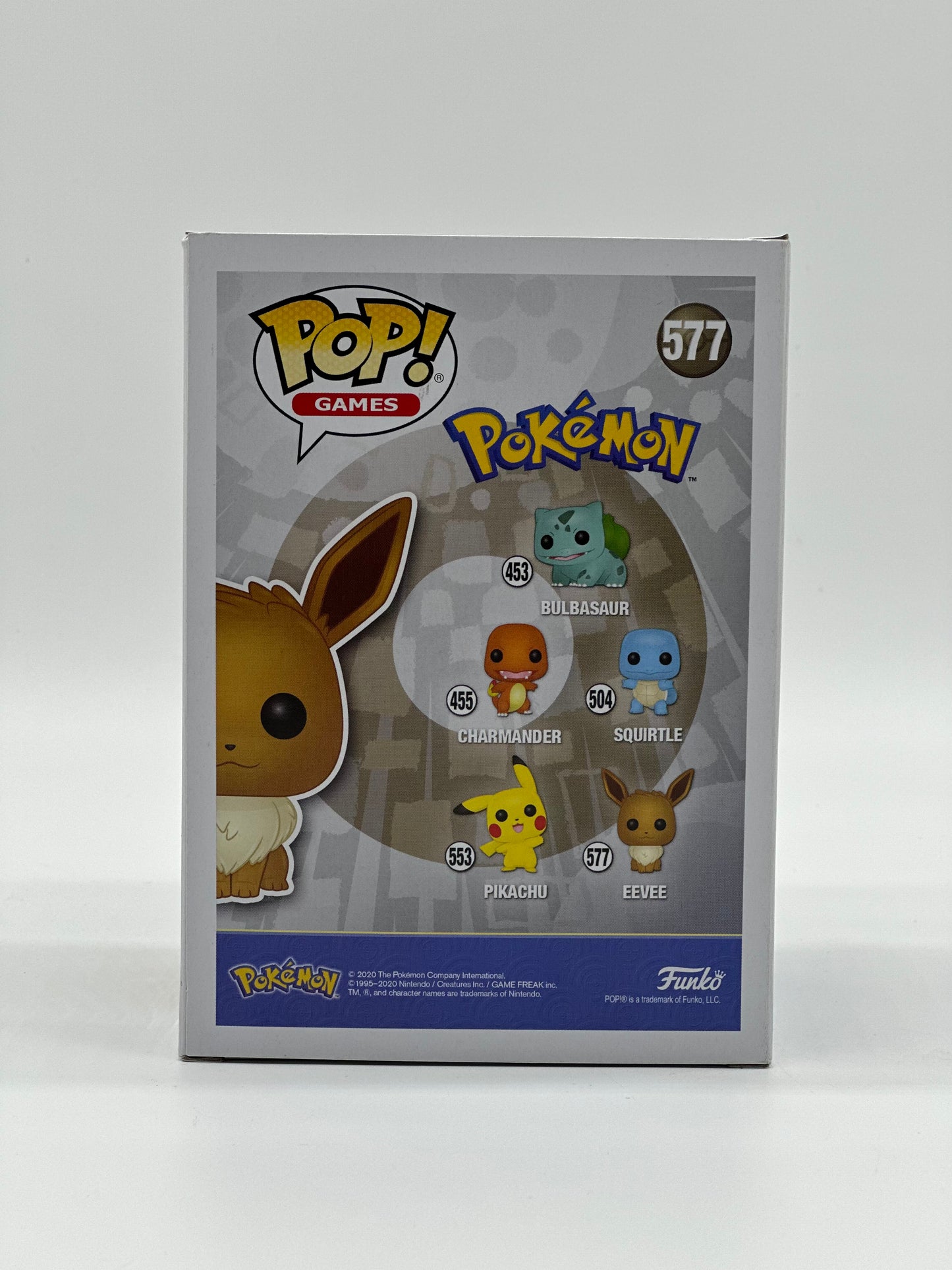 Pop! Games Pokemon 577 Eeve Flocked 2020 Wondrous Convention Limited Edition Exclusive