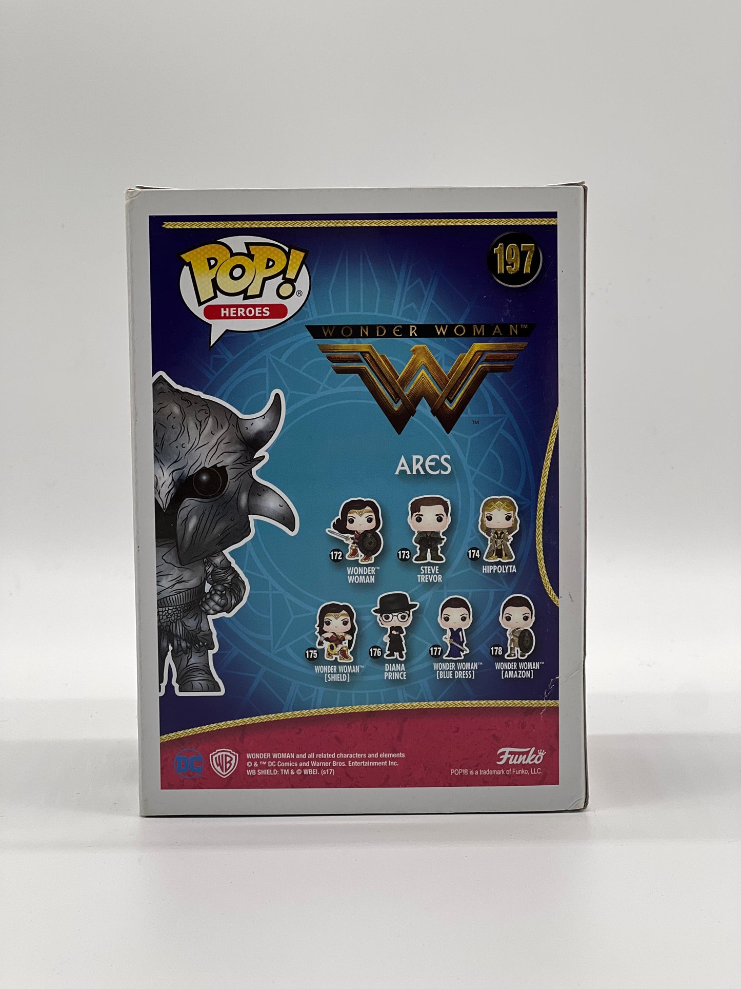 Pop! Heroes Wonder Woman 197 Ares 2017 Summer Convention Limited Edition