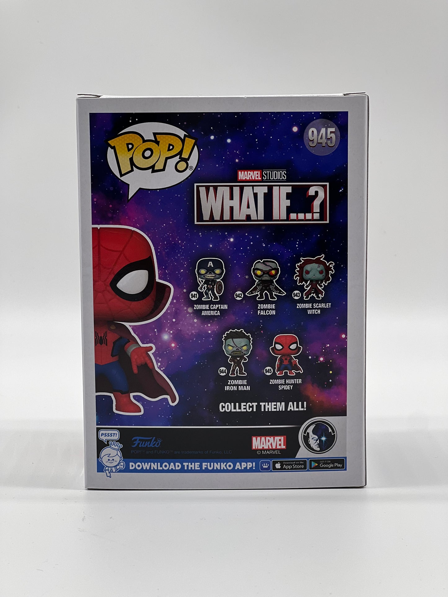 Pop! Marvel Studios What If…? 870 Zombie Hunter Spidey